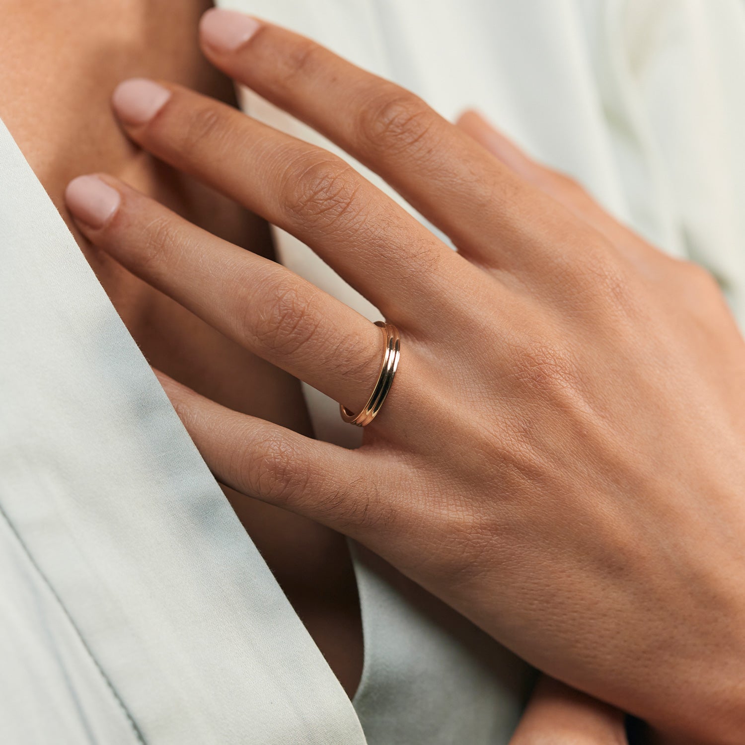 Stacked Fair Band | 585 Gold