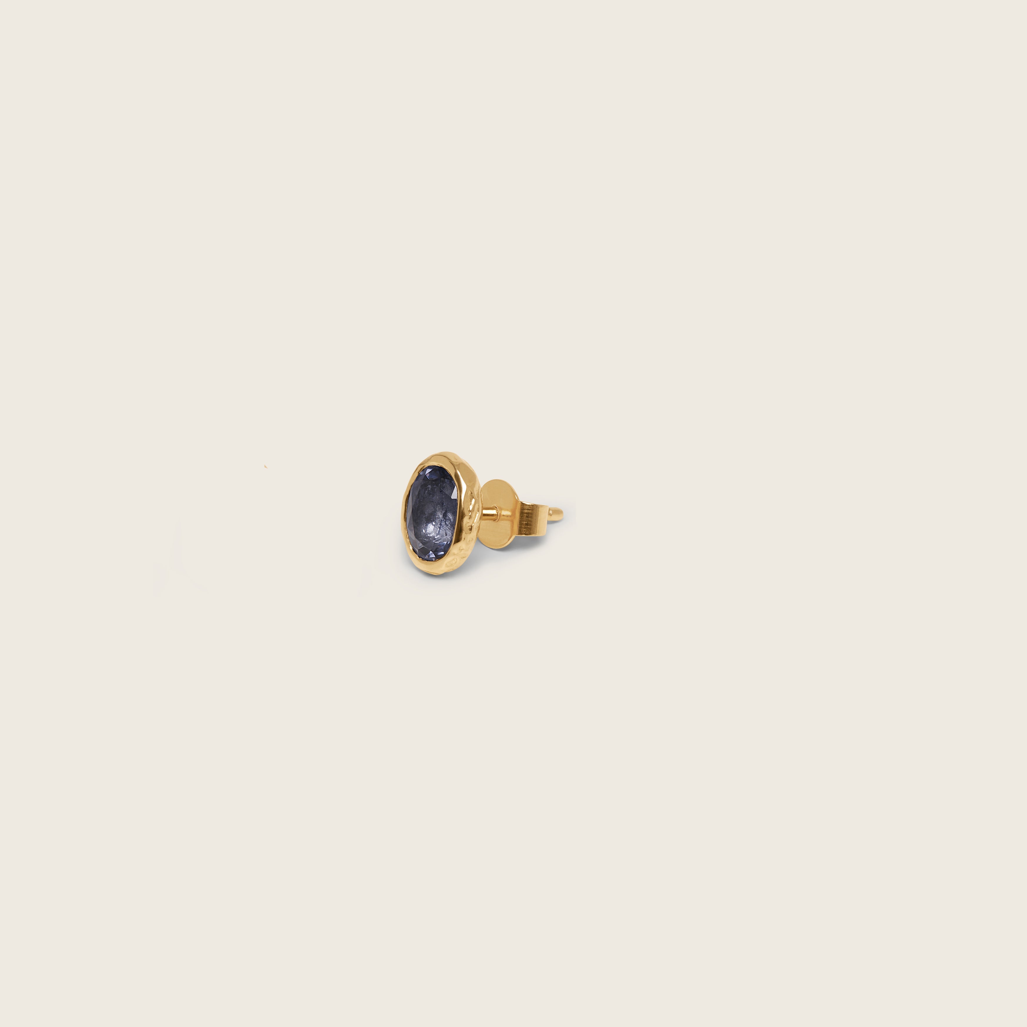 Iolith Violet Fizz Ohrstecker Ohrringe - Single | 585 Gold