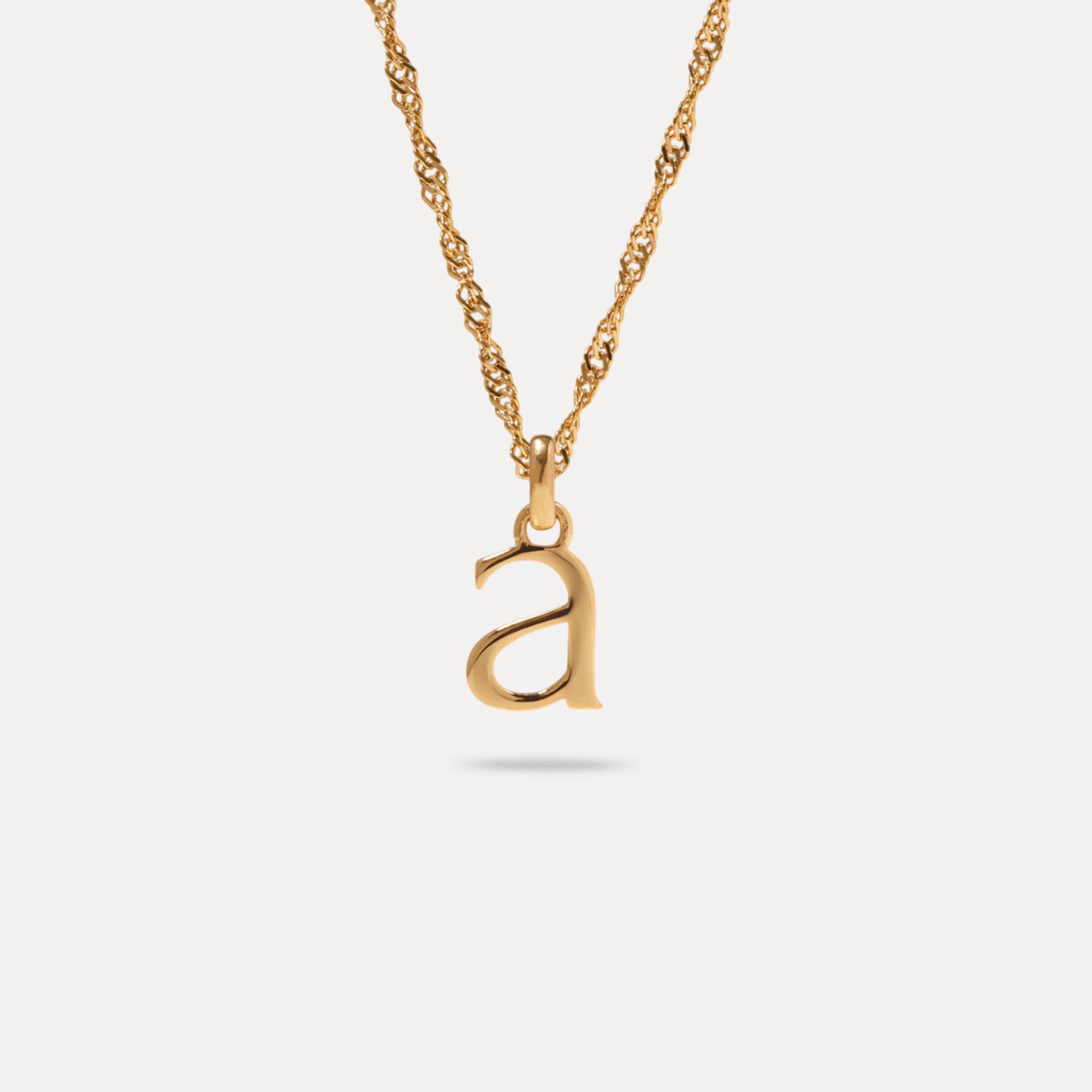 Initial mit Singapore Kette