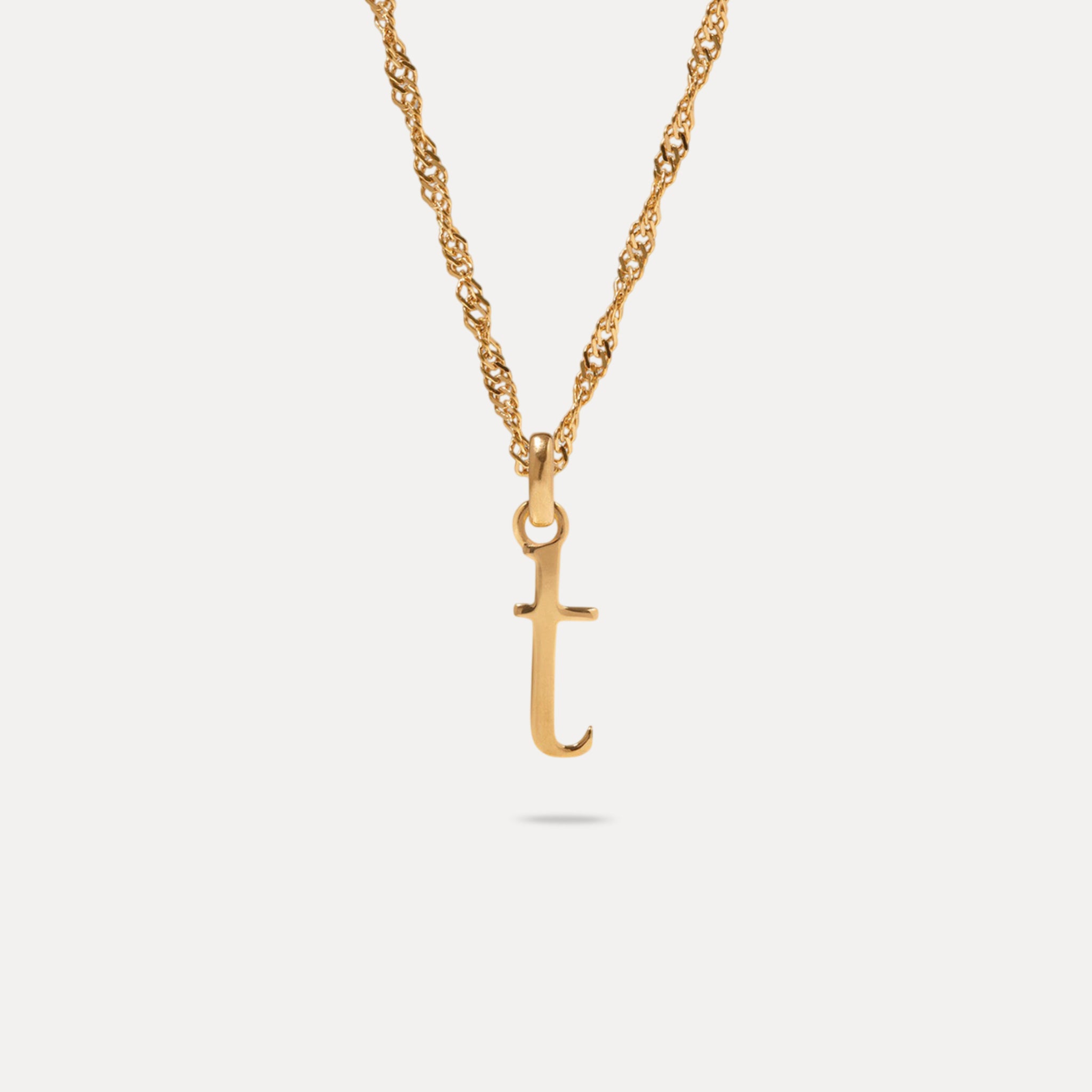 Initial mit Singapore Kette