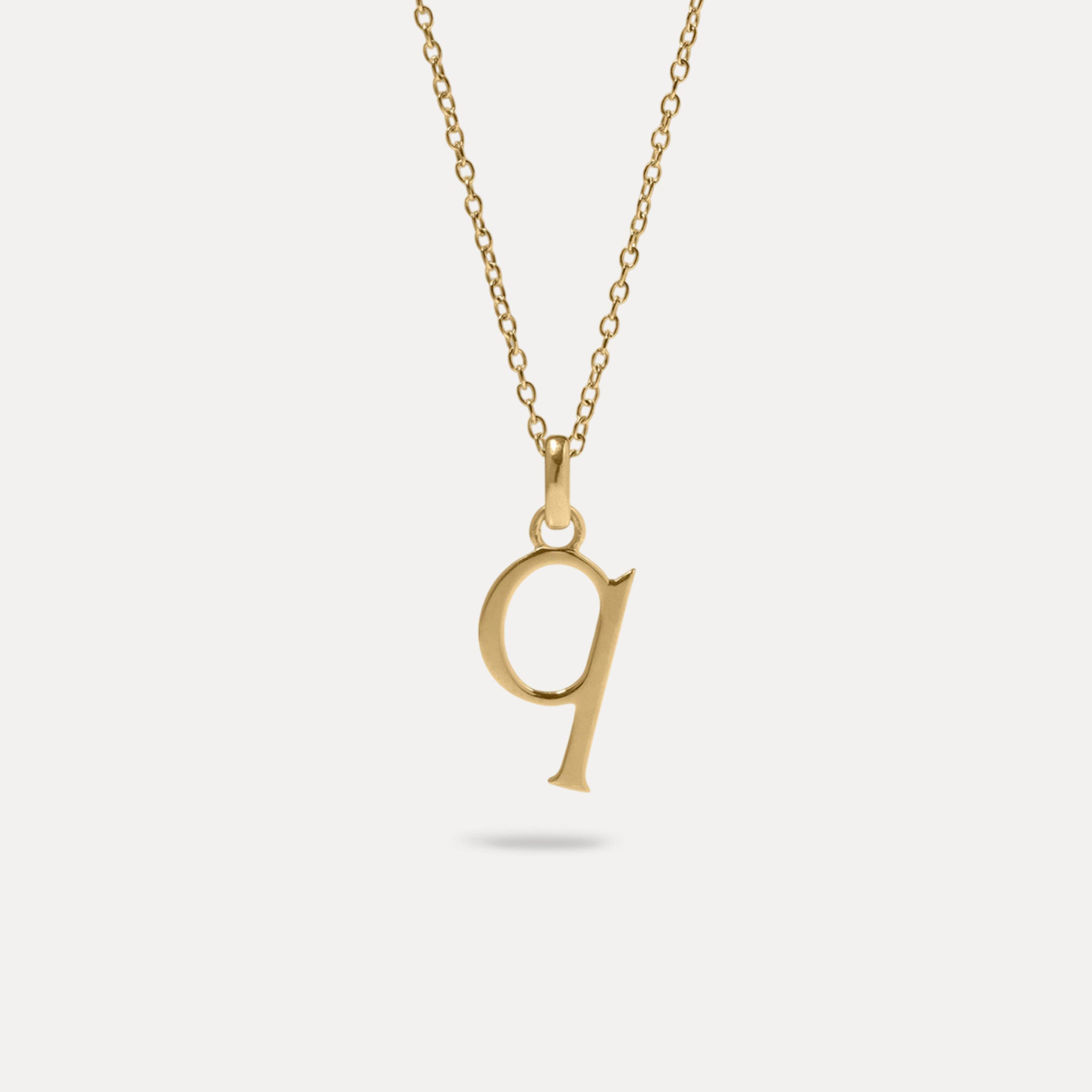 Initial mit Ankerkette | 585 Gold