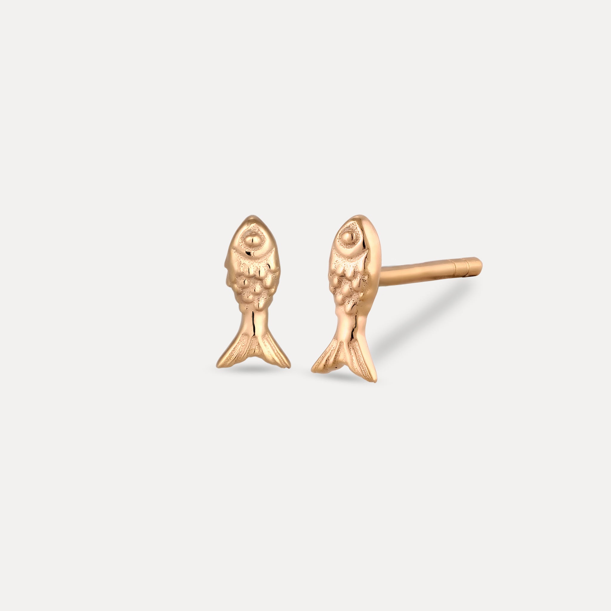 Fish Ohrstecker Ohrringe | 585 Gold