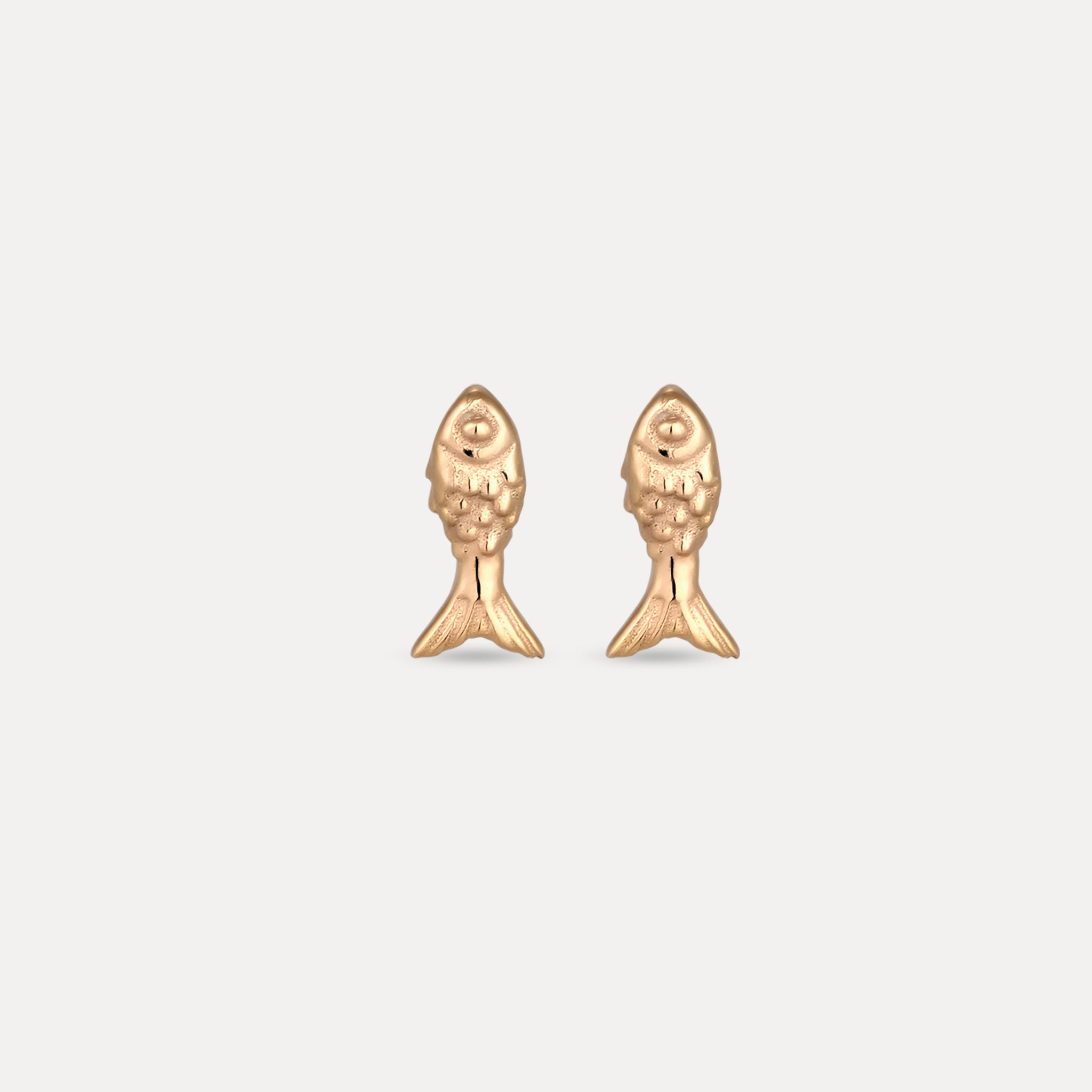 Fish Ohrstecker Ohrringe | 585 Gold