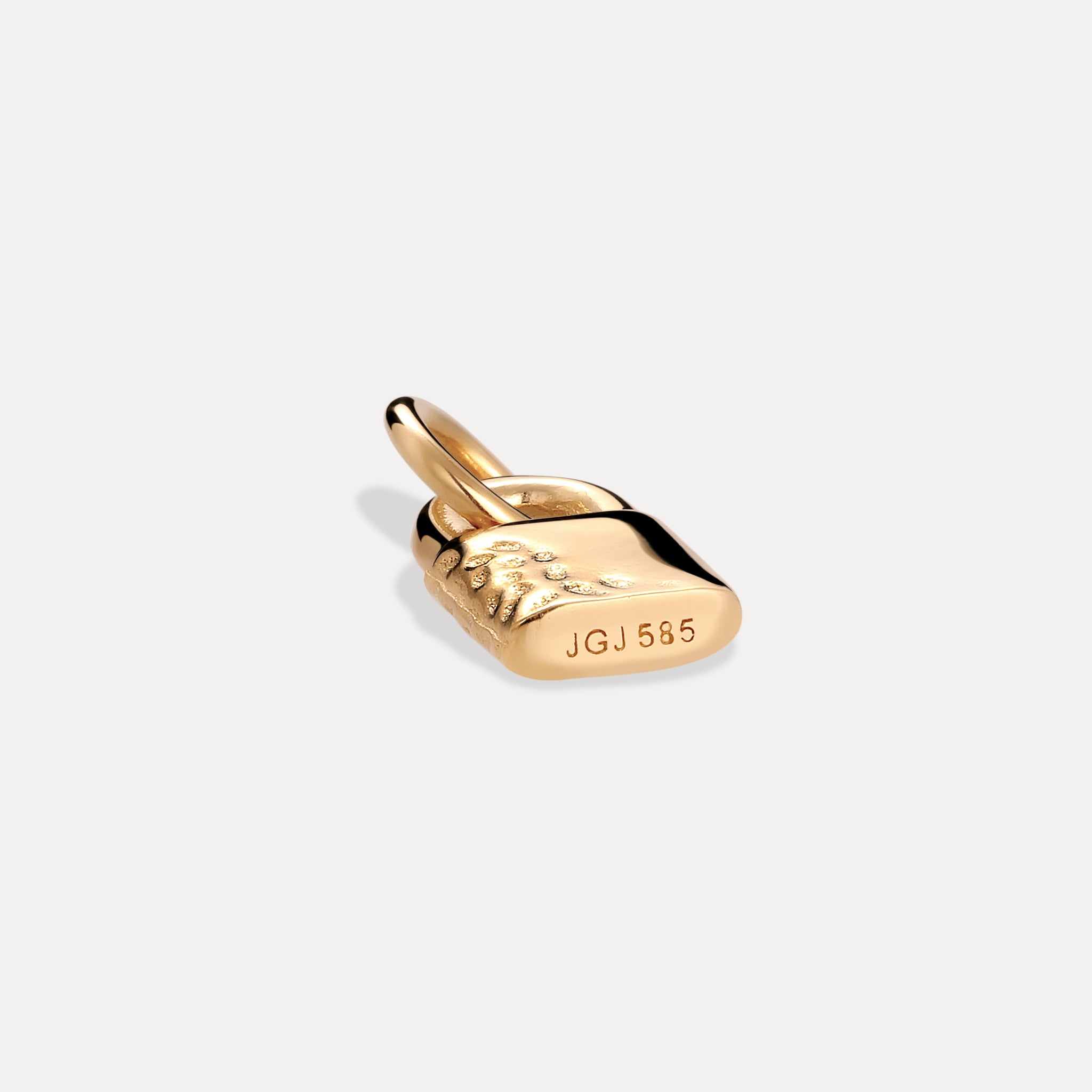 Tiny Padlock Anhänger | 585 Gold