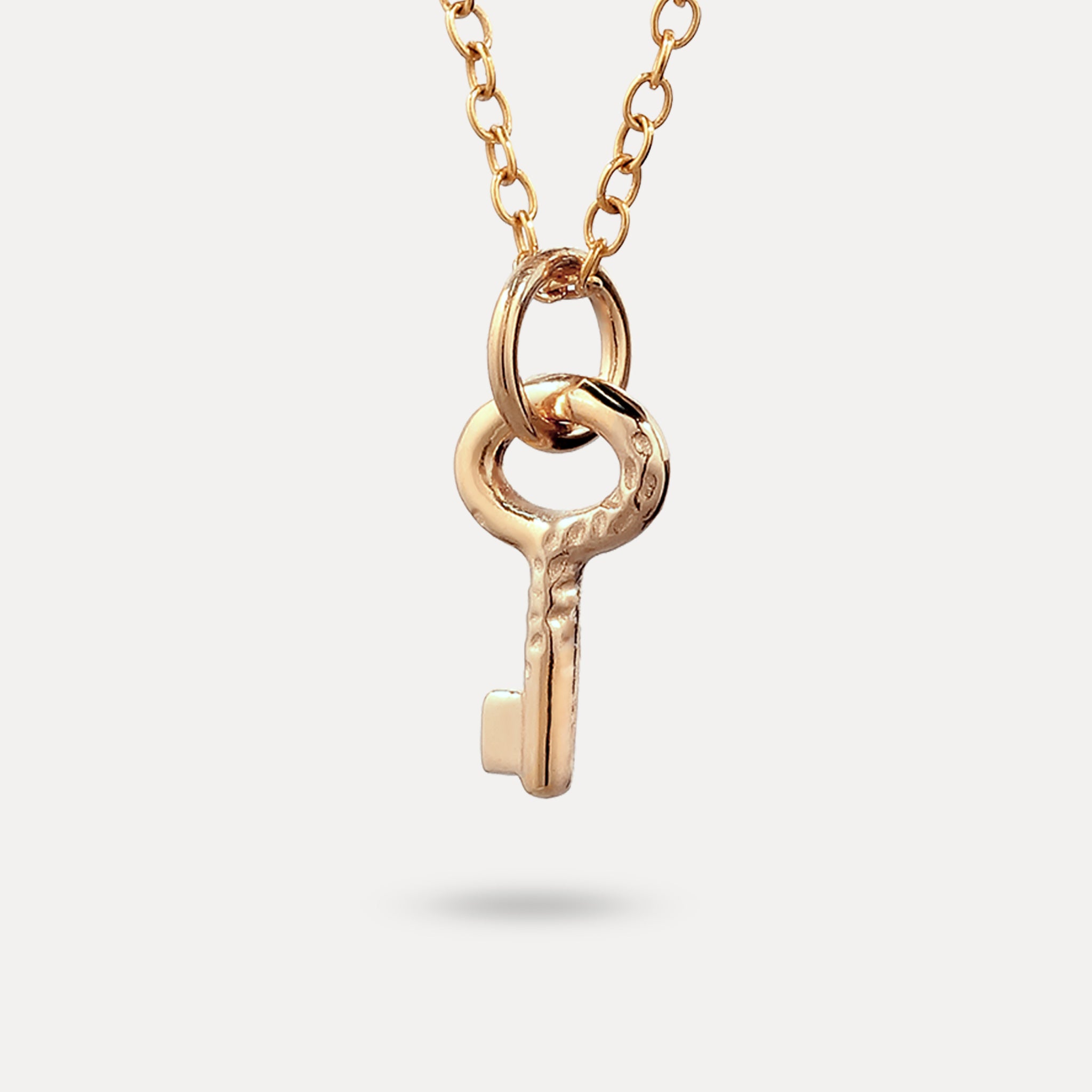 Tiny Key Anhänger | 585 Gold