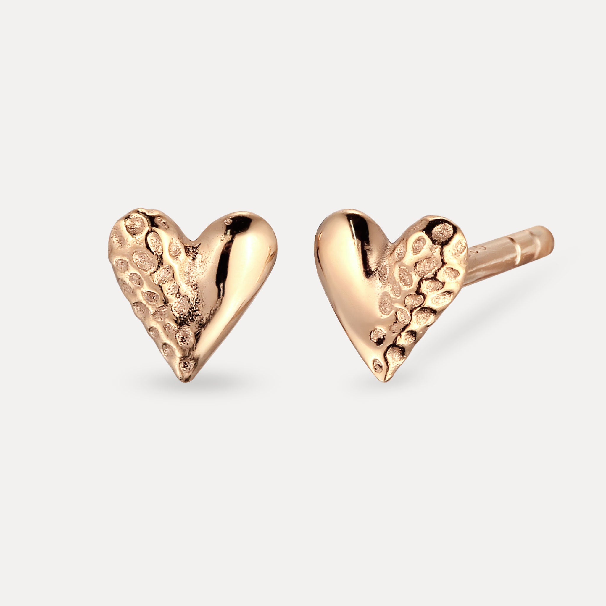 Tiny Heart Ohrstecker Ohrringe | 585 Gold