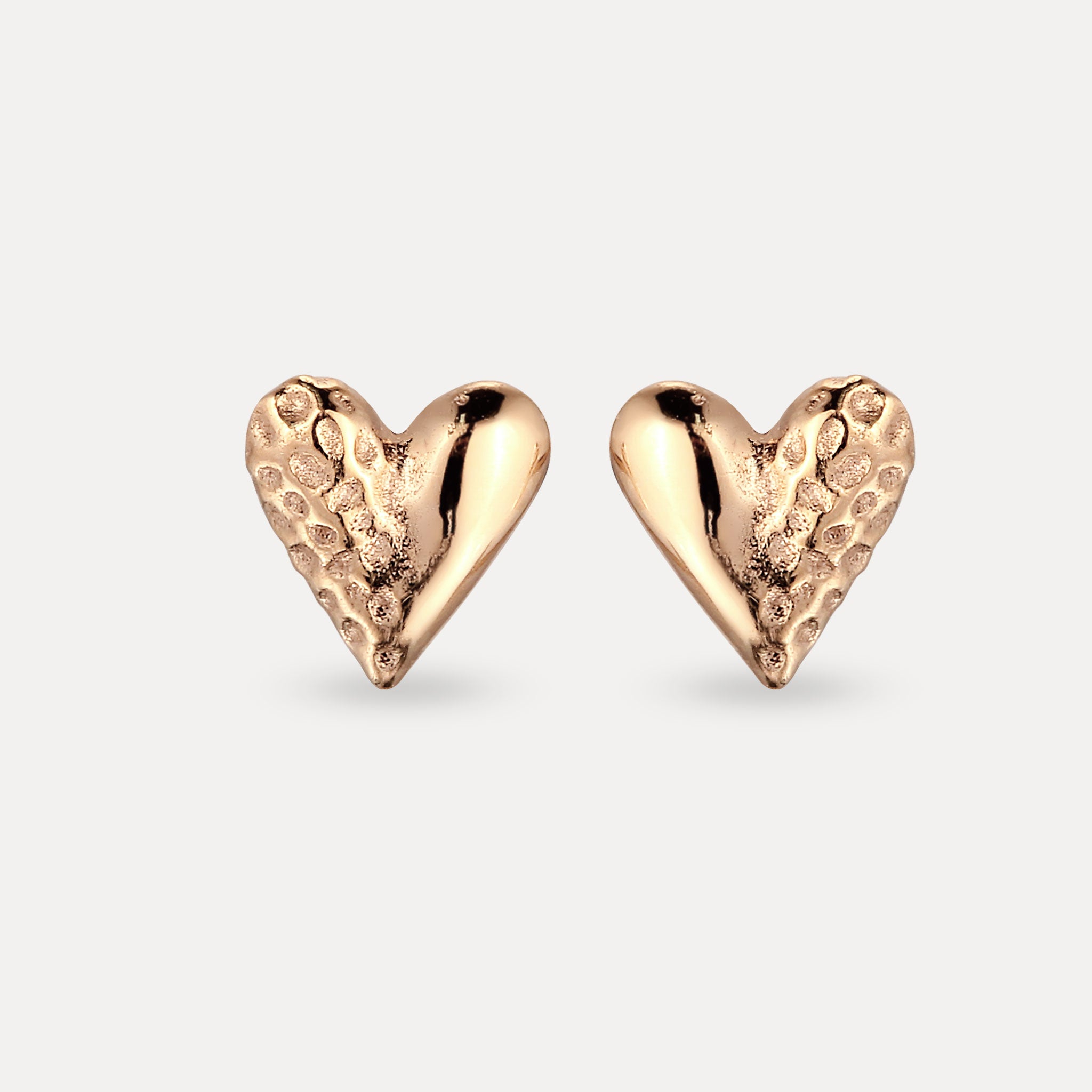 Tiny Heart Ohrstecker Ohrringe | 585 Gold