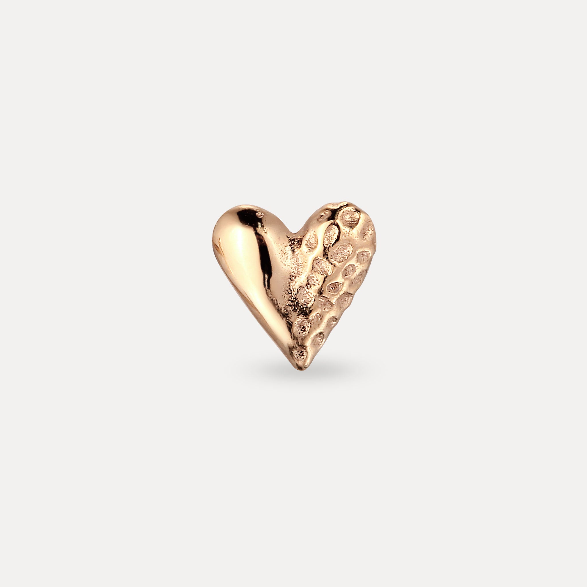 Tiny Heart Ohrstecker Ohrringe - Single | 585 Gold