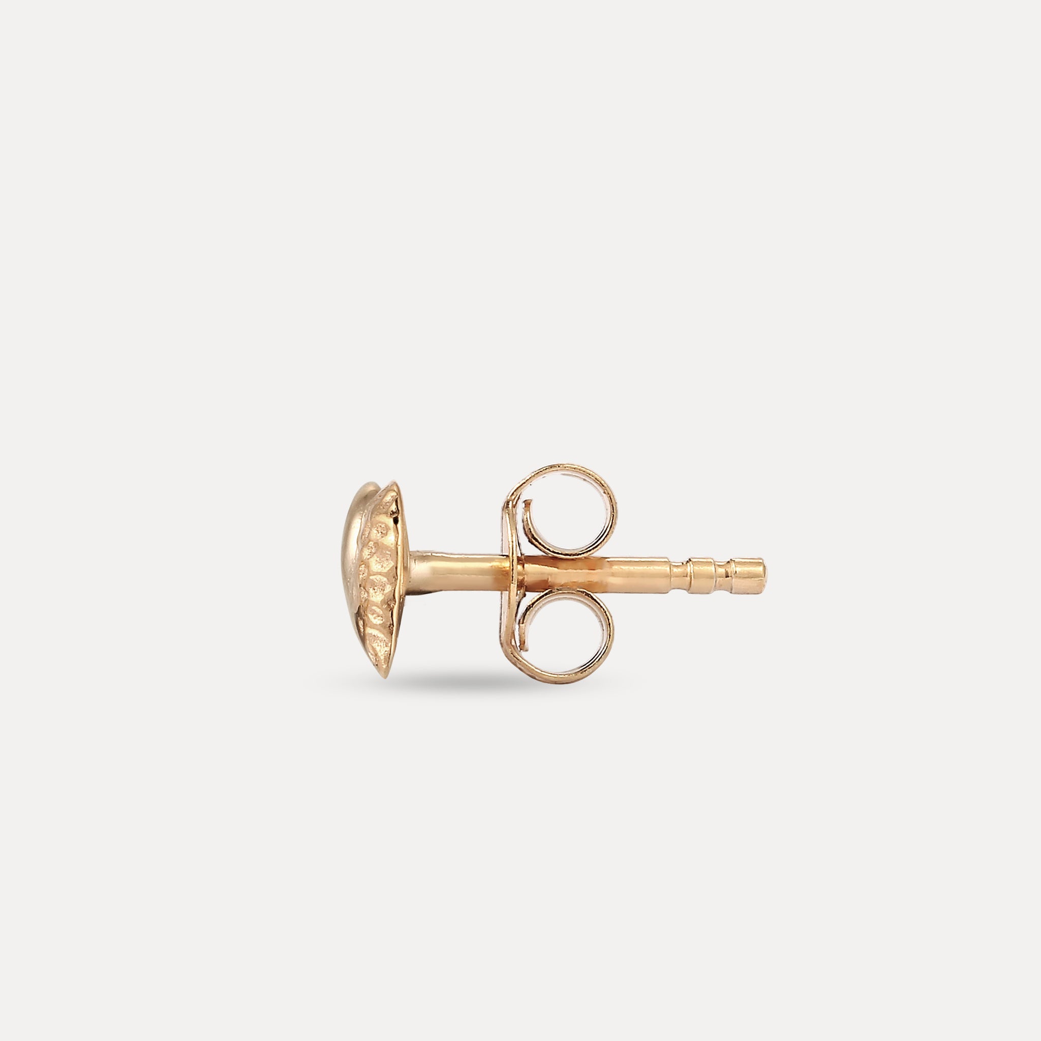 Tiny Heart Ohrstecker Ohrringe - Single | 585 Gold