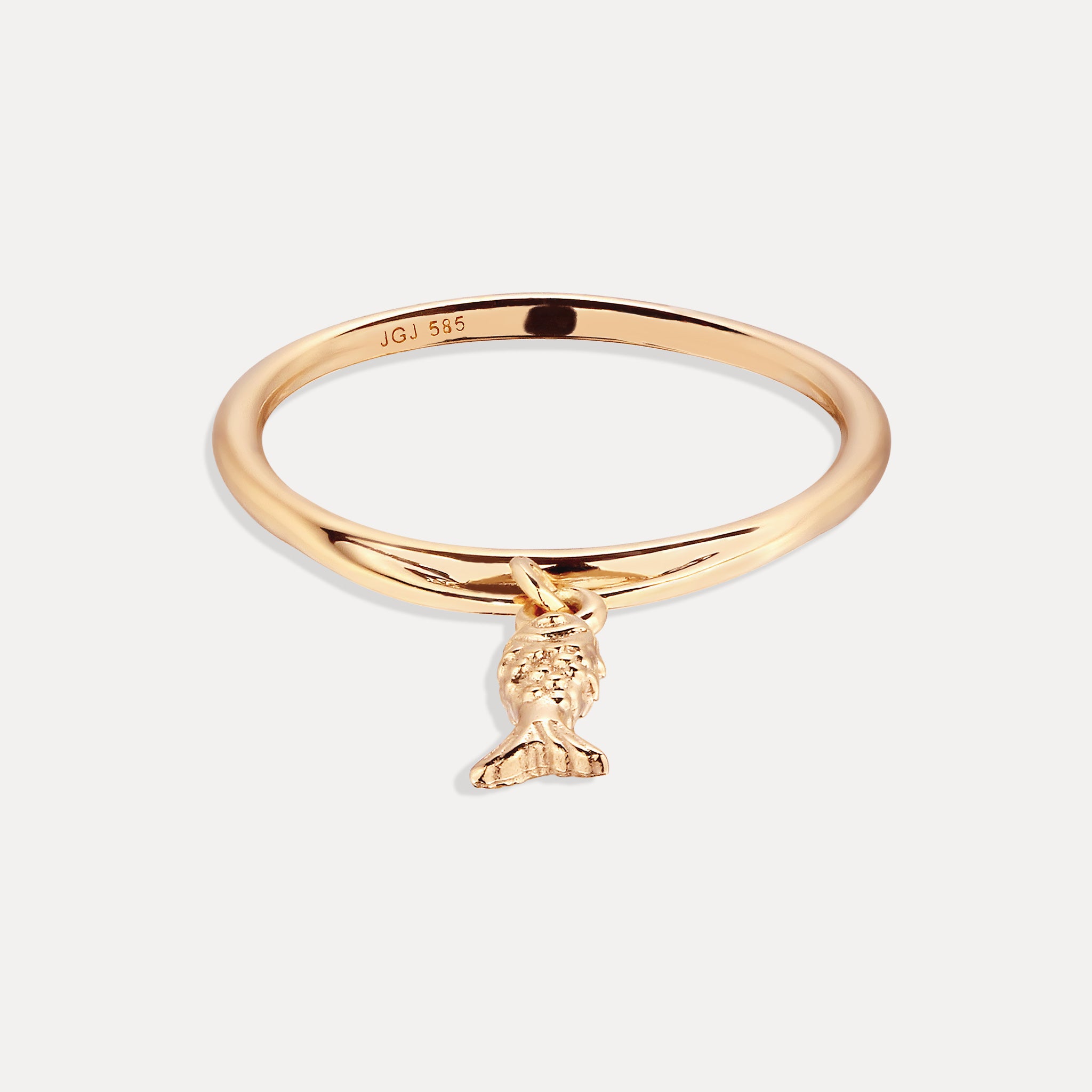 Tiny Fish Ring | 585 Gold