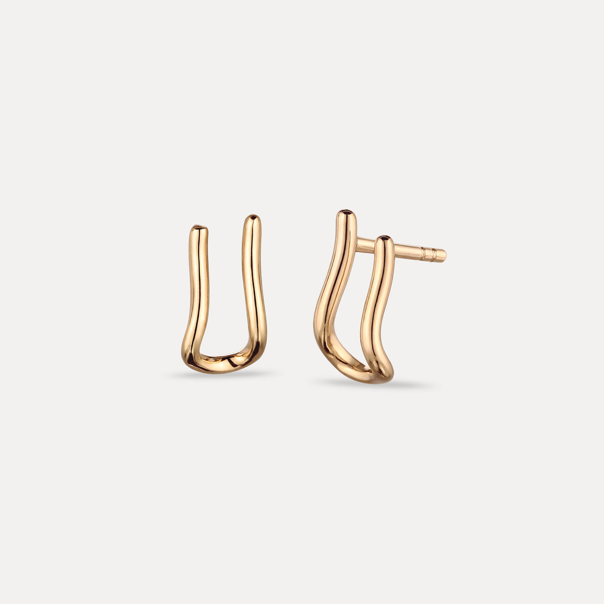 Charm Hänger Ohrstecker | 585 Gold