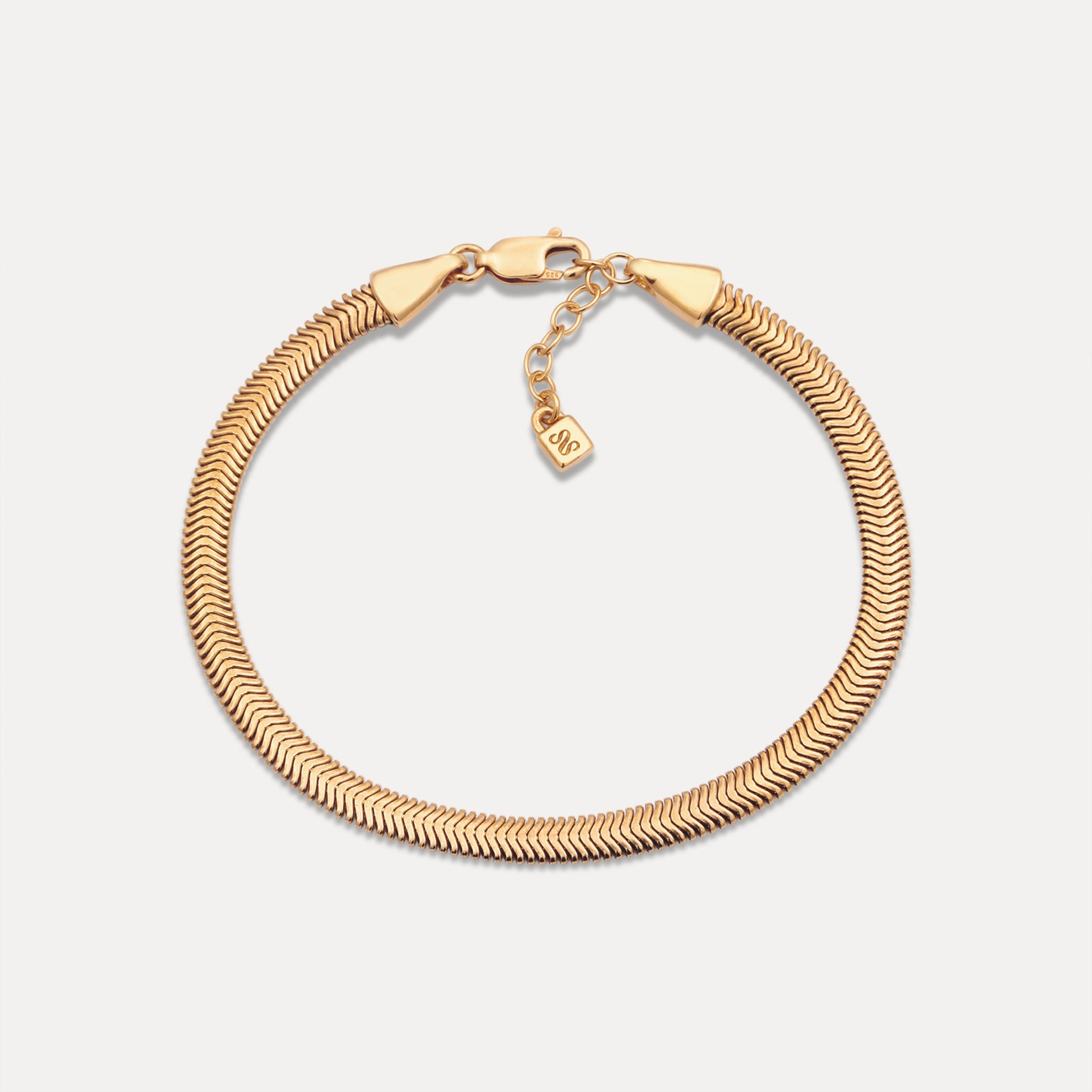 Herringbone Chain Armband