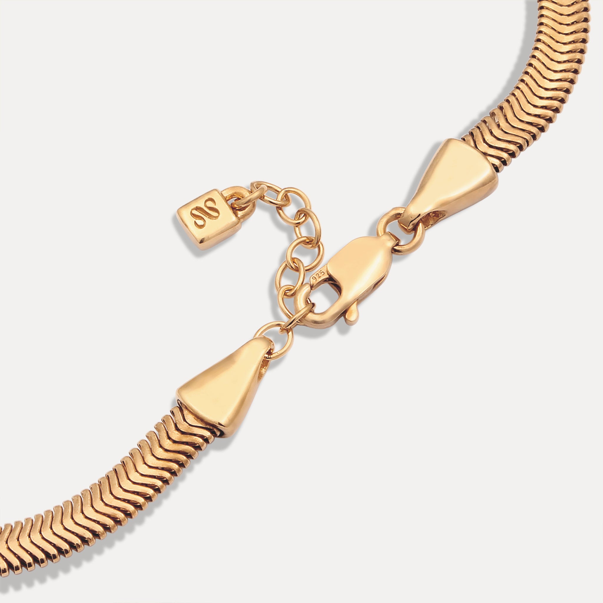 Herringbone Chain Armband