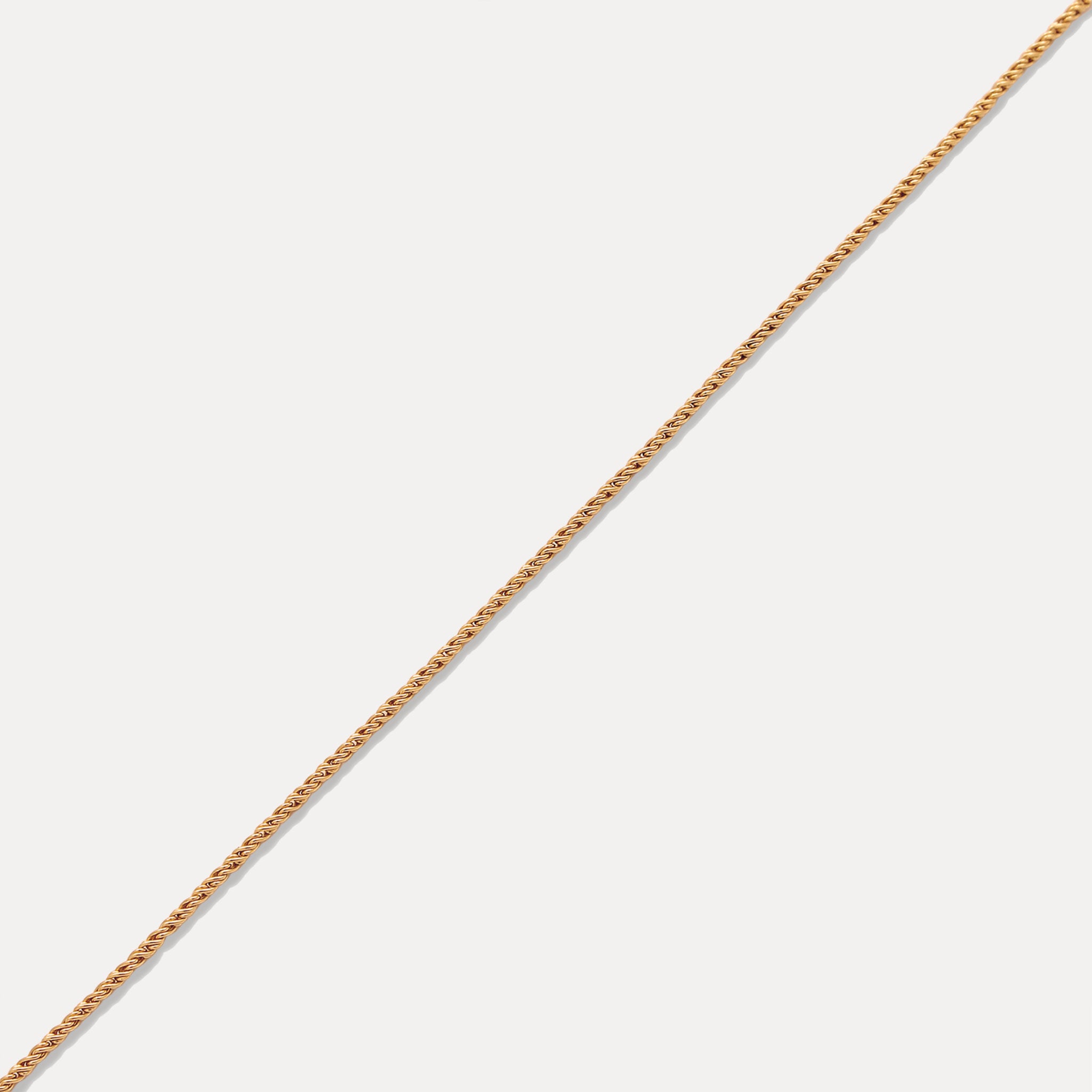 Spiral Dainty Chain Fusskette