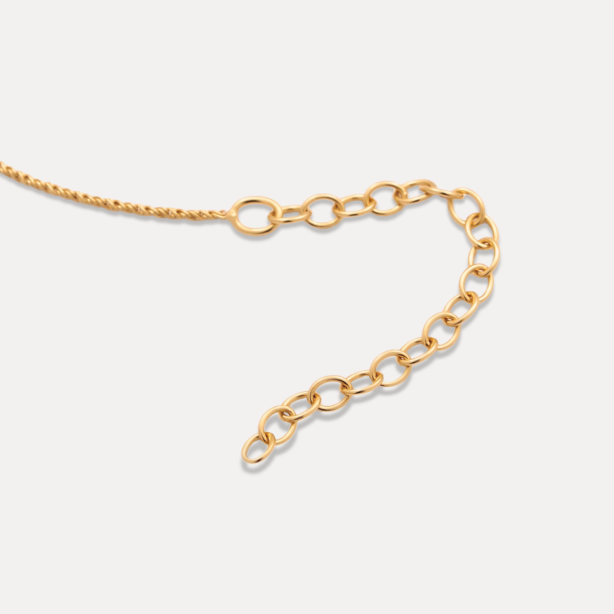 Spiral Dainty Chain Fusskette