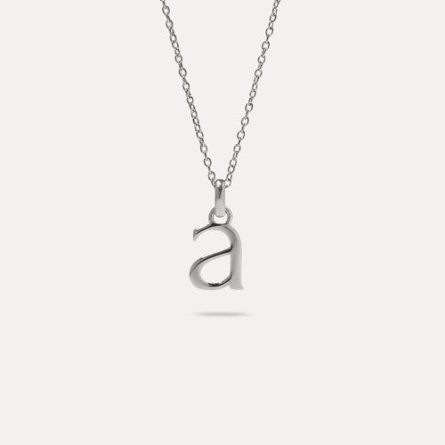 Initial mit Ankerkette 925 Silber