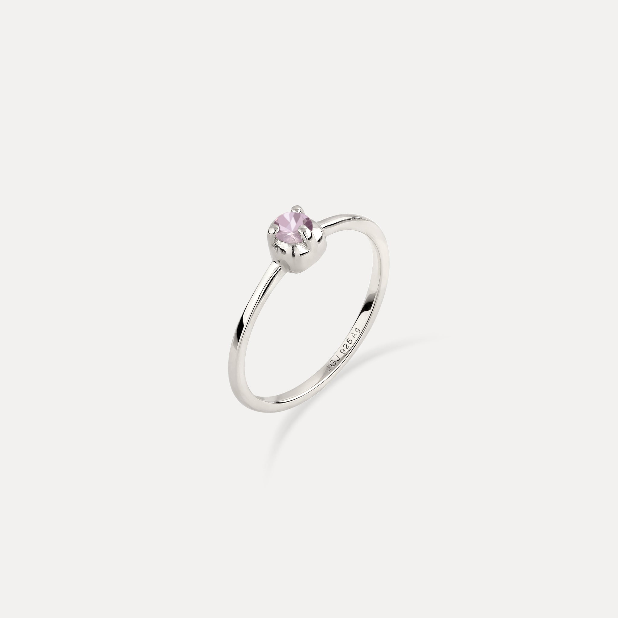 Mini Birthstone Ring 925 Silber