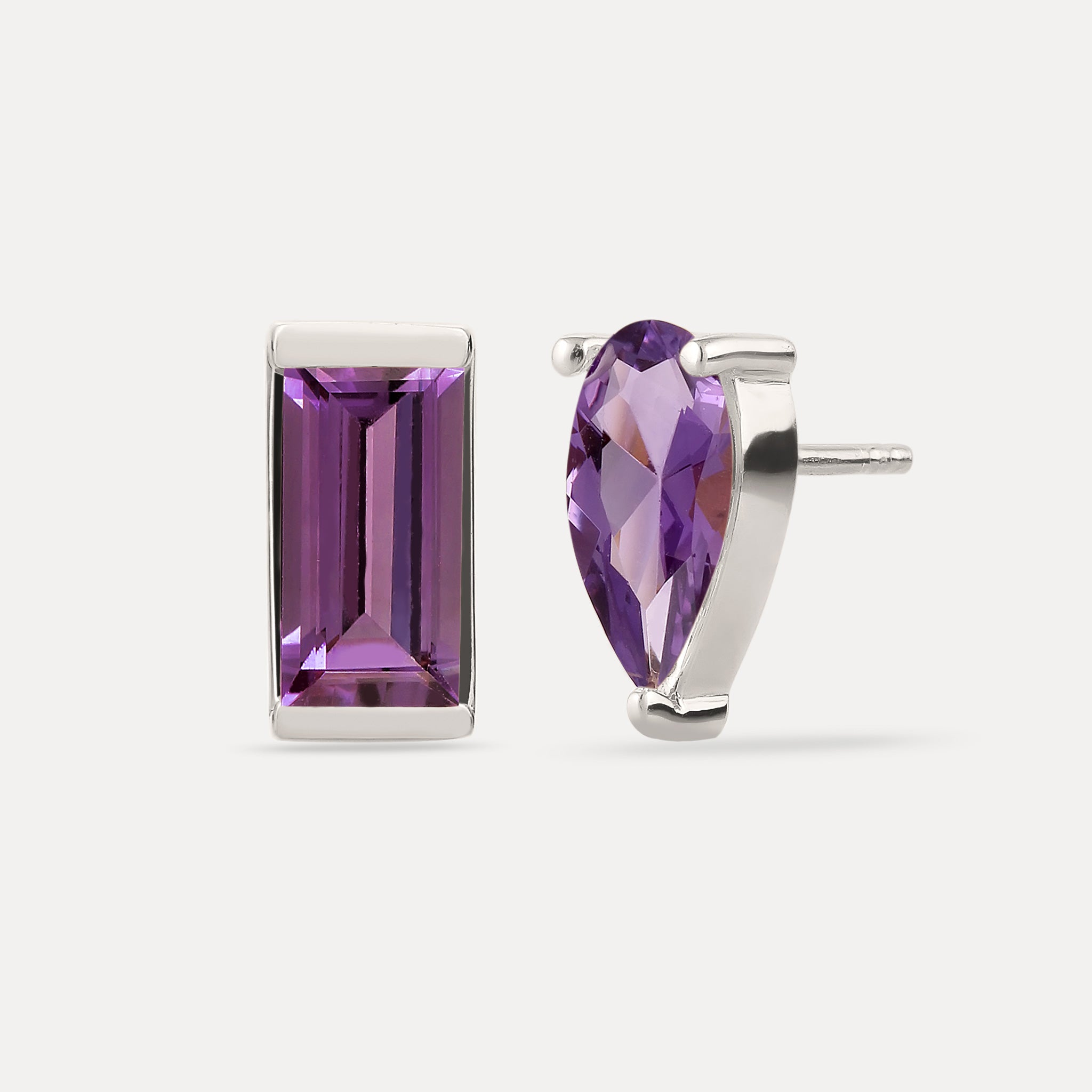 Amethyst Balance Ohrstecker Ohrringe