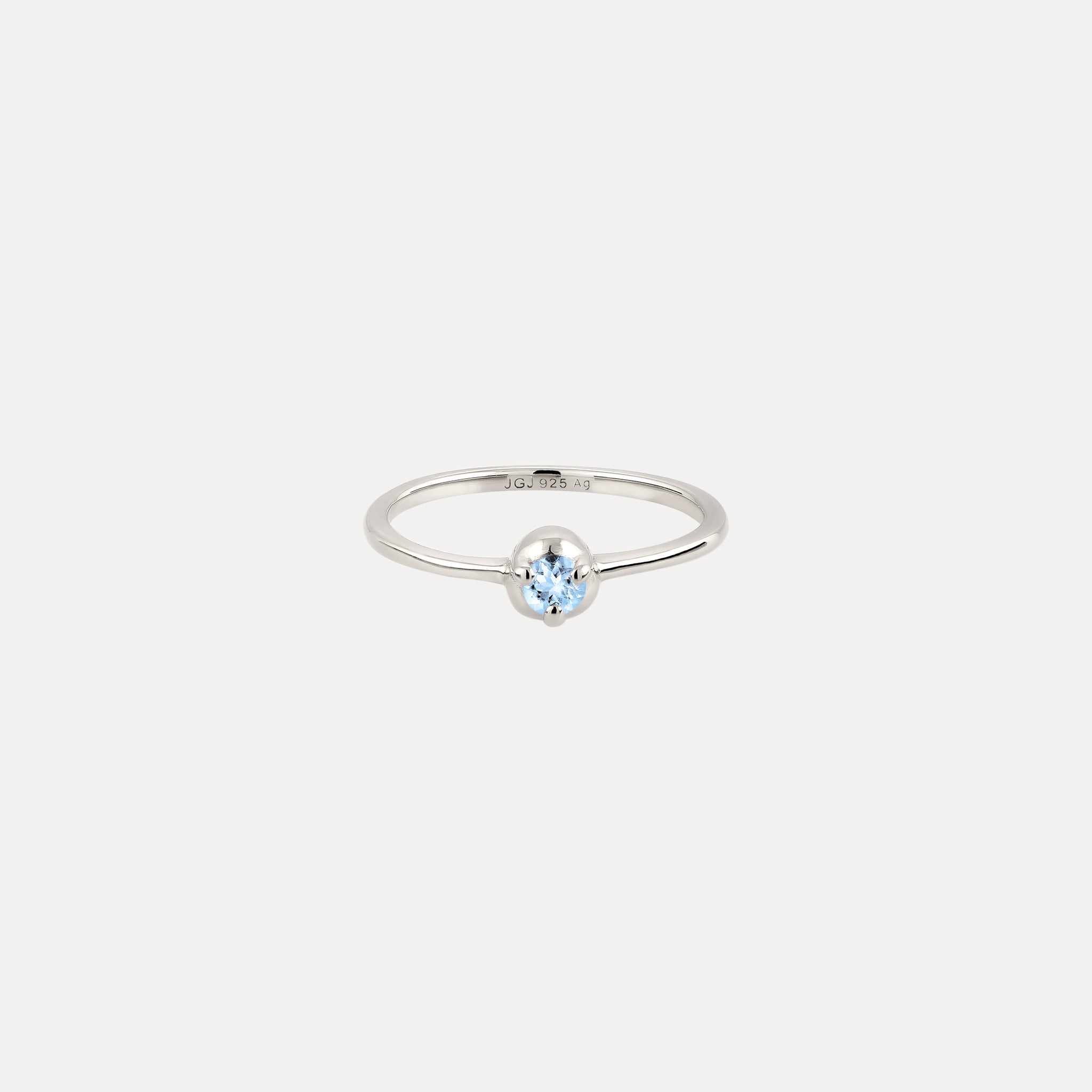 Mini Birthstone Ring 925 Silber