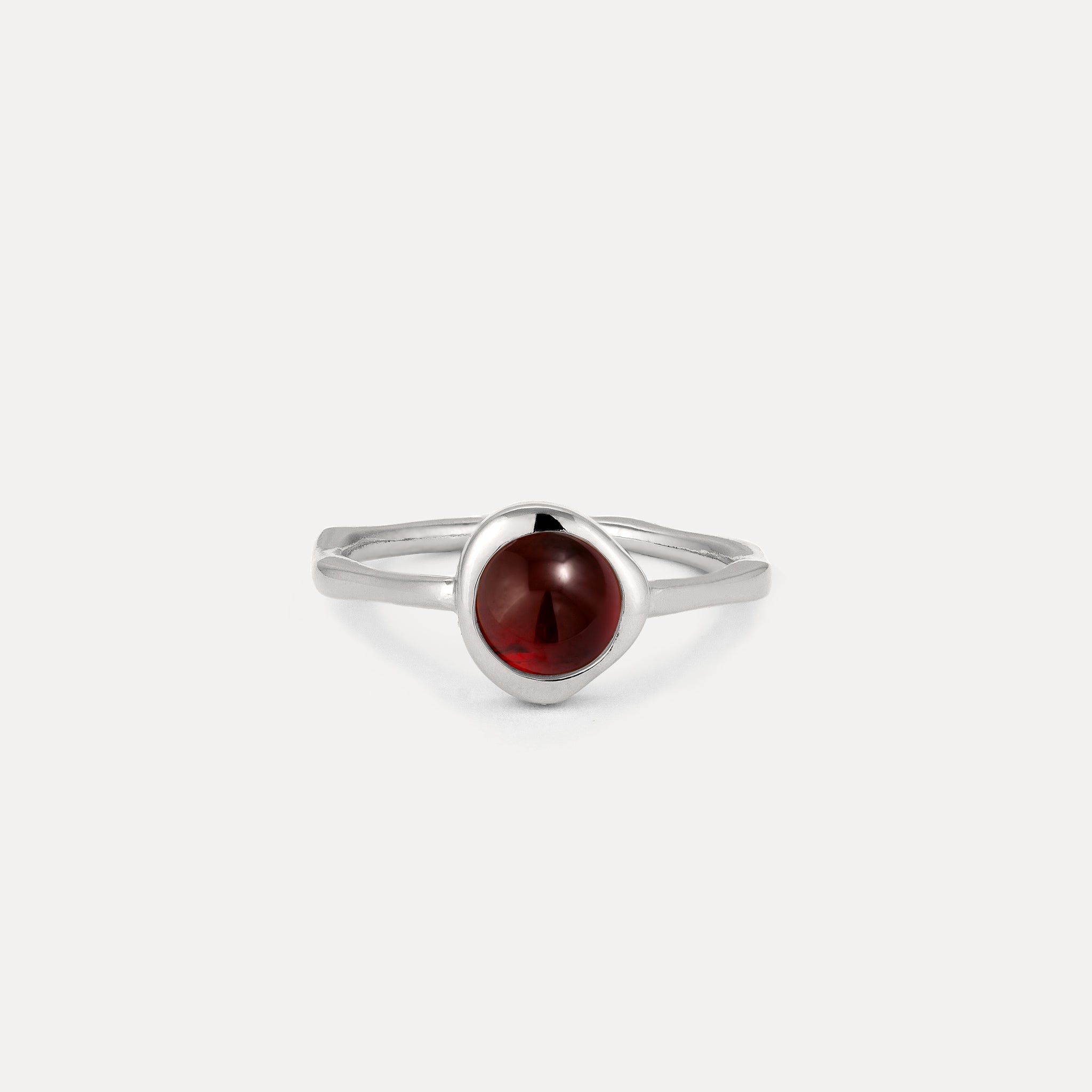 Zodiac Birthstone Ring 925 Silber - Hochglanz