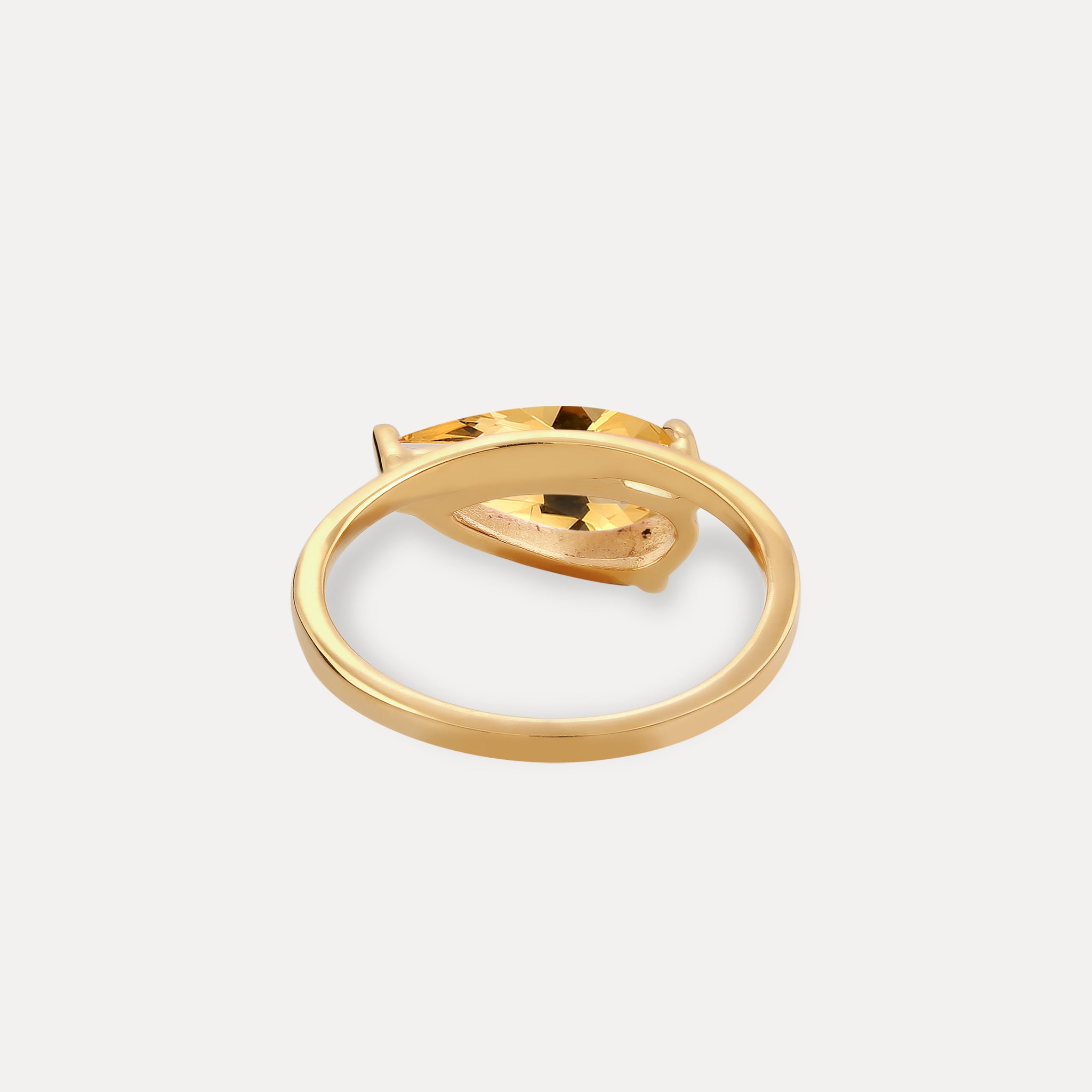 Citrin Balance Drop Ring