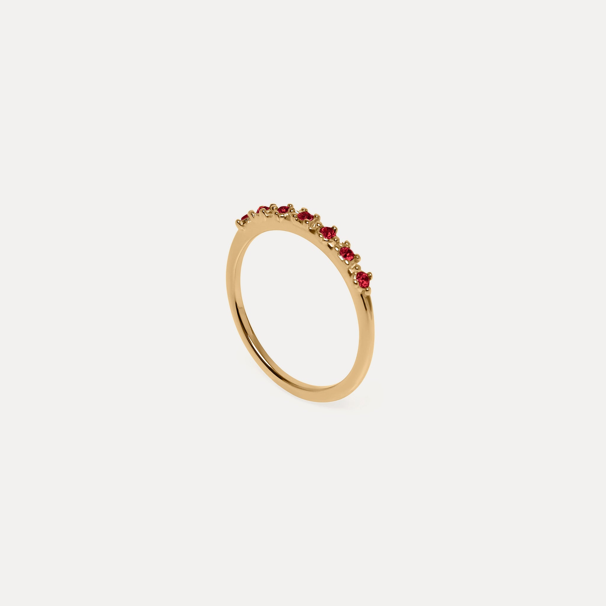 Color Delight Ring Rote Kristalle