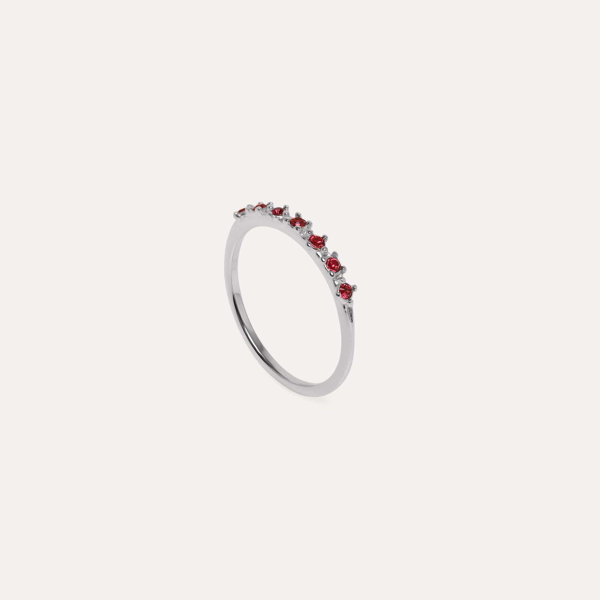 Color Delight Ring Rote Kristalle