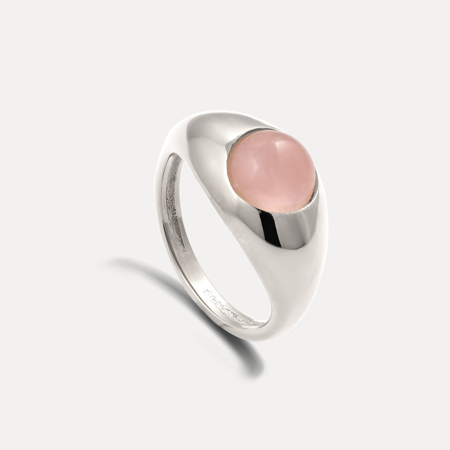 Rosenquarz Eden Pea Ring