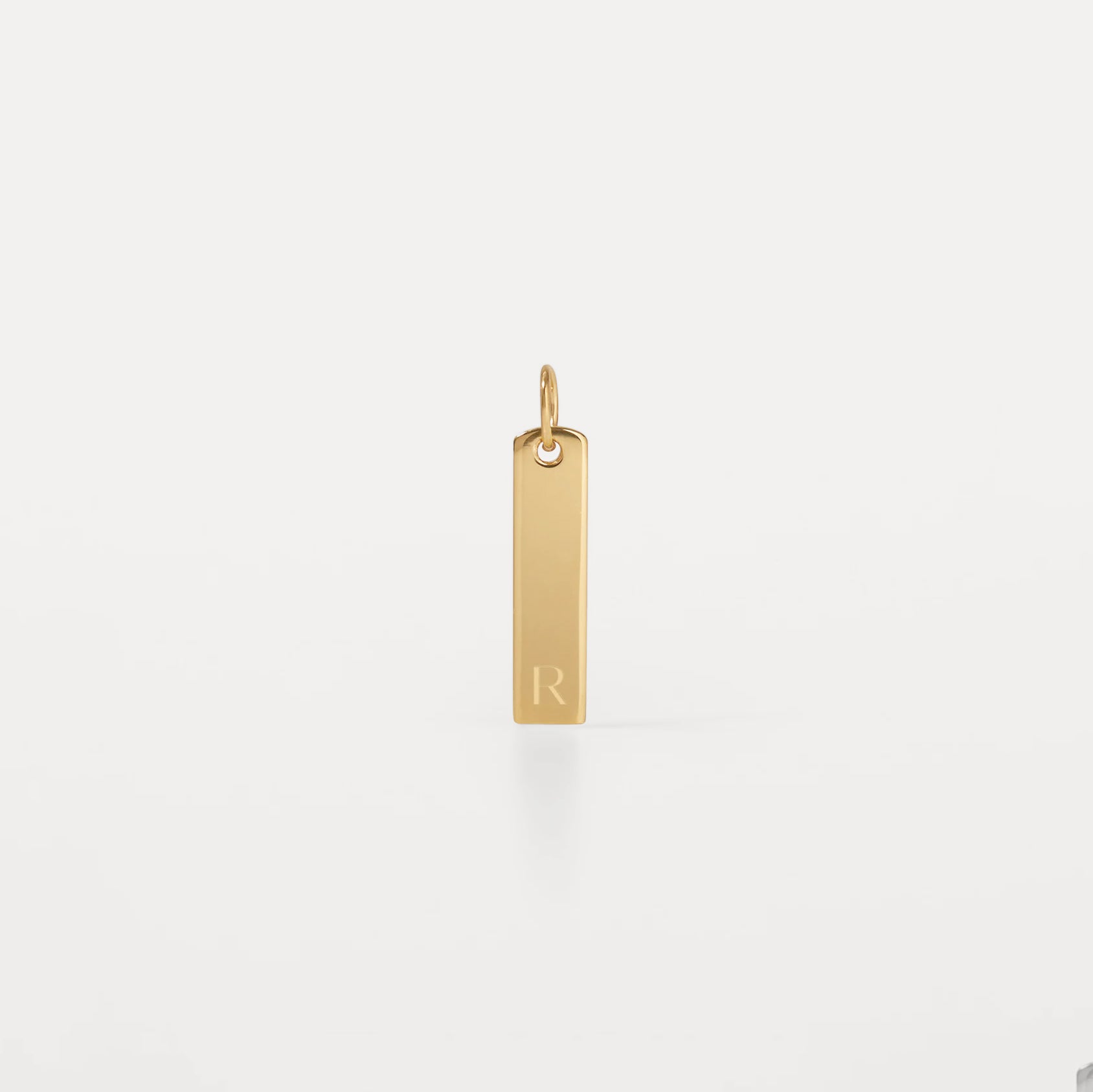 Engravable Bar Anhänger | 585 Gold