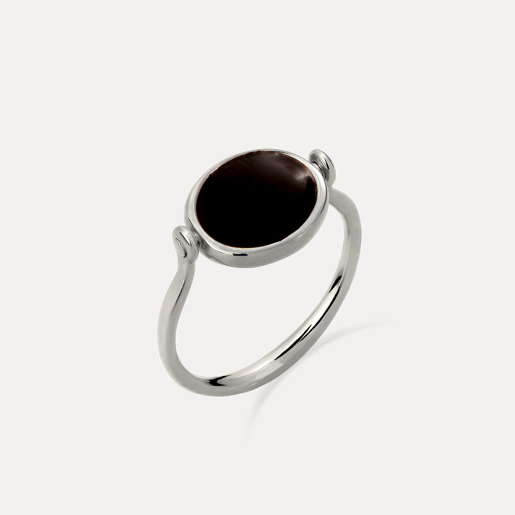 Supernova Engravable Flip Enamel Ring