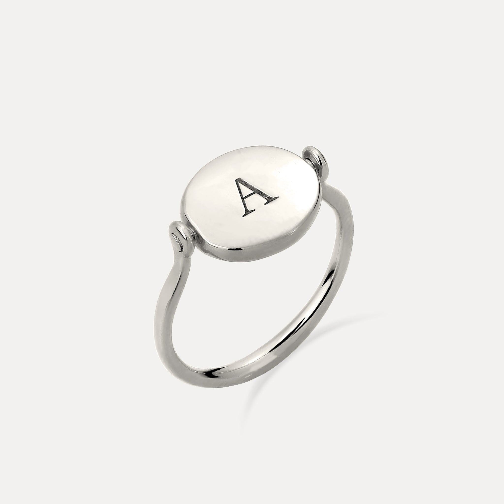 Supernova Engravable Flip Enamel Ring