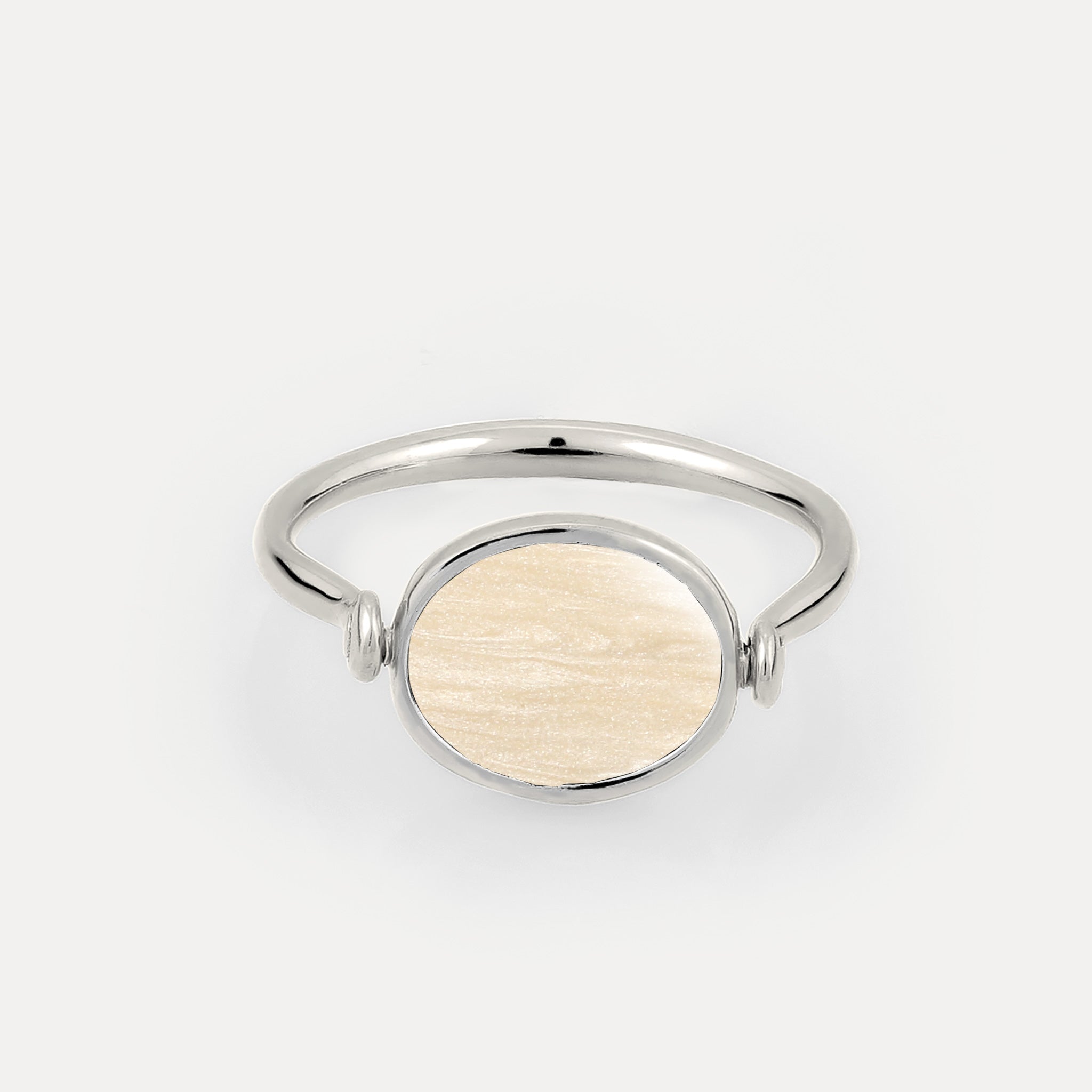 Supernova Engravable Flip Enamel Ring