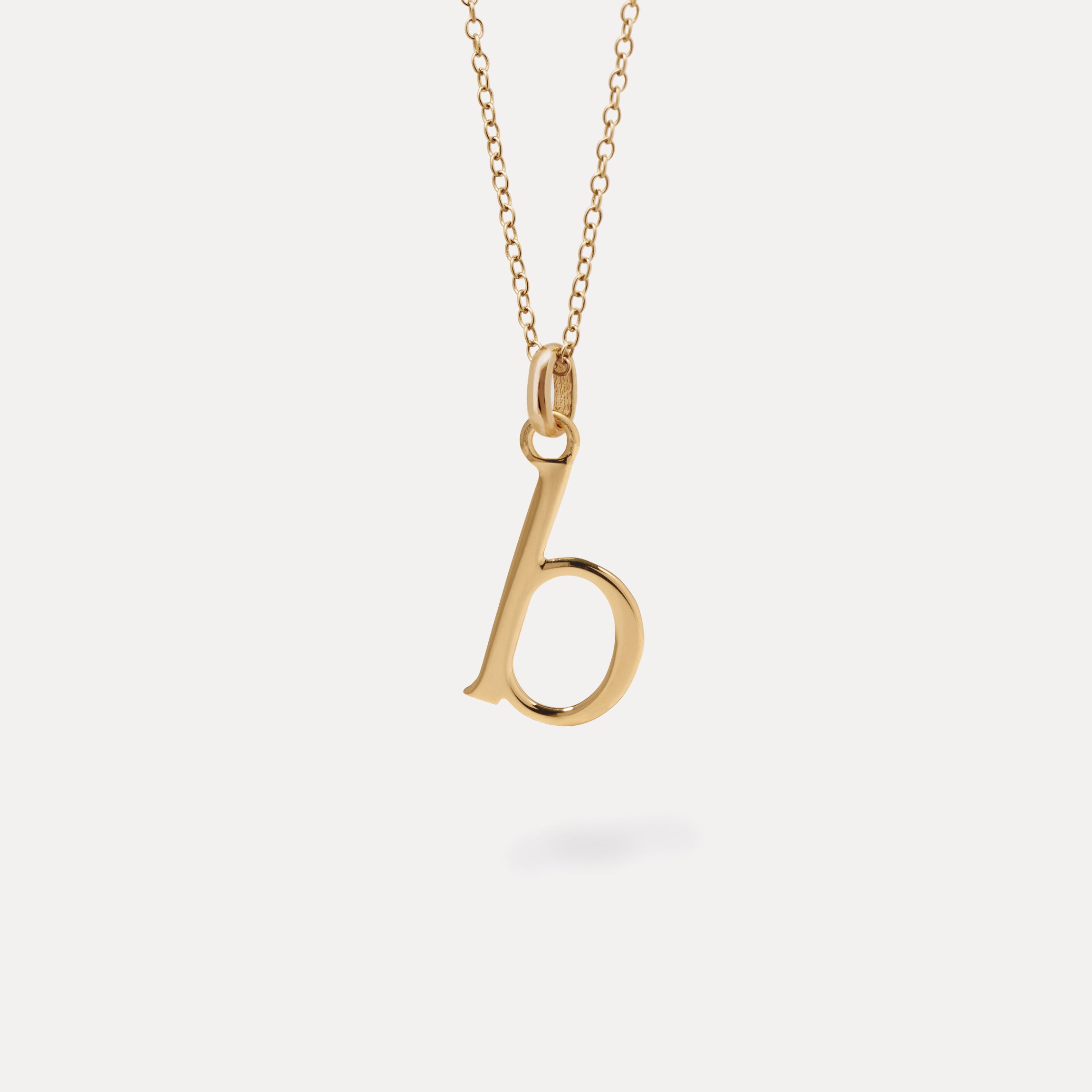 Initial mit Ankerkette | 585 Gold