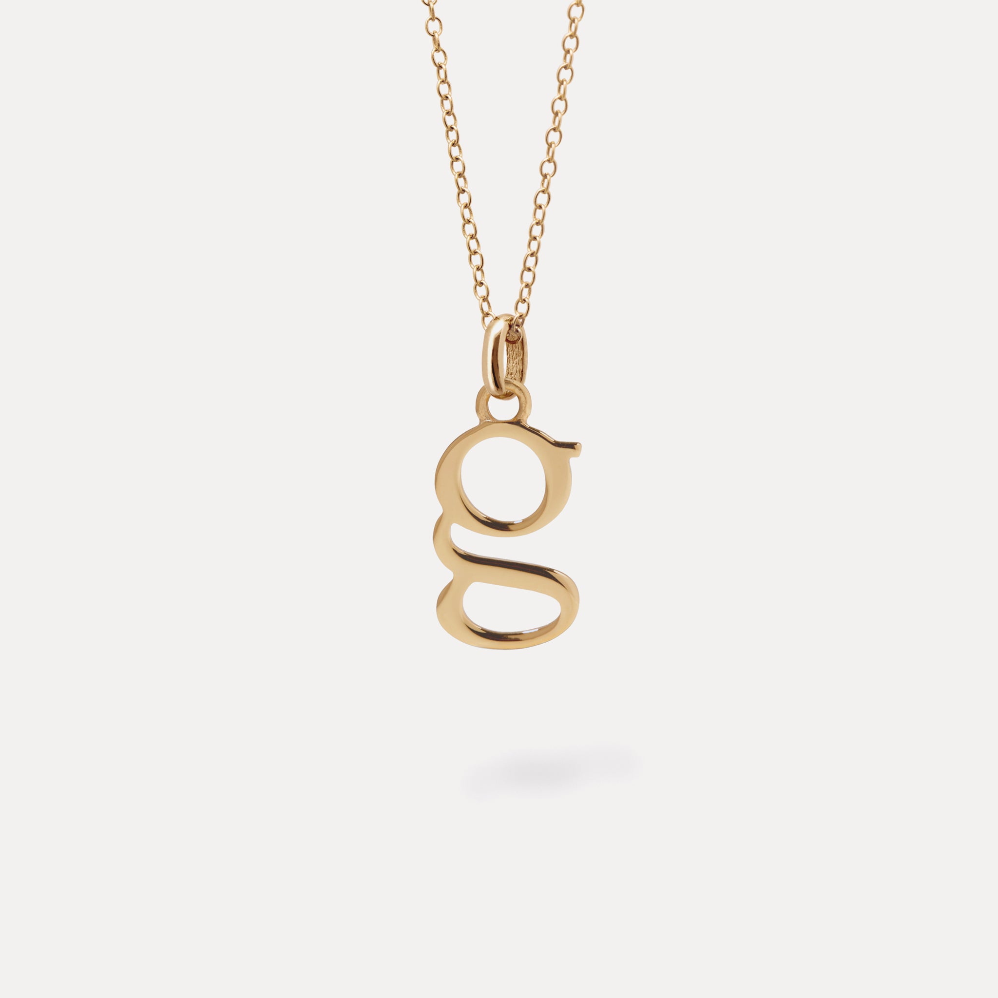 Initial mit Ankerkette | 585 Gold