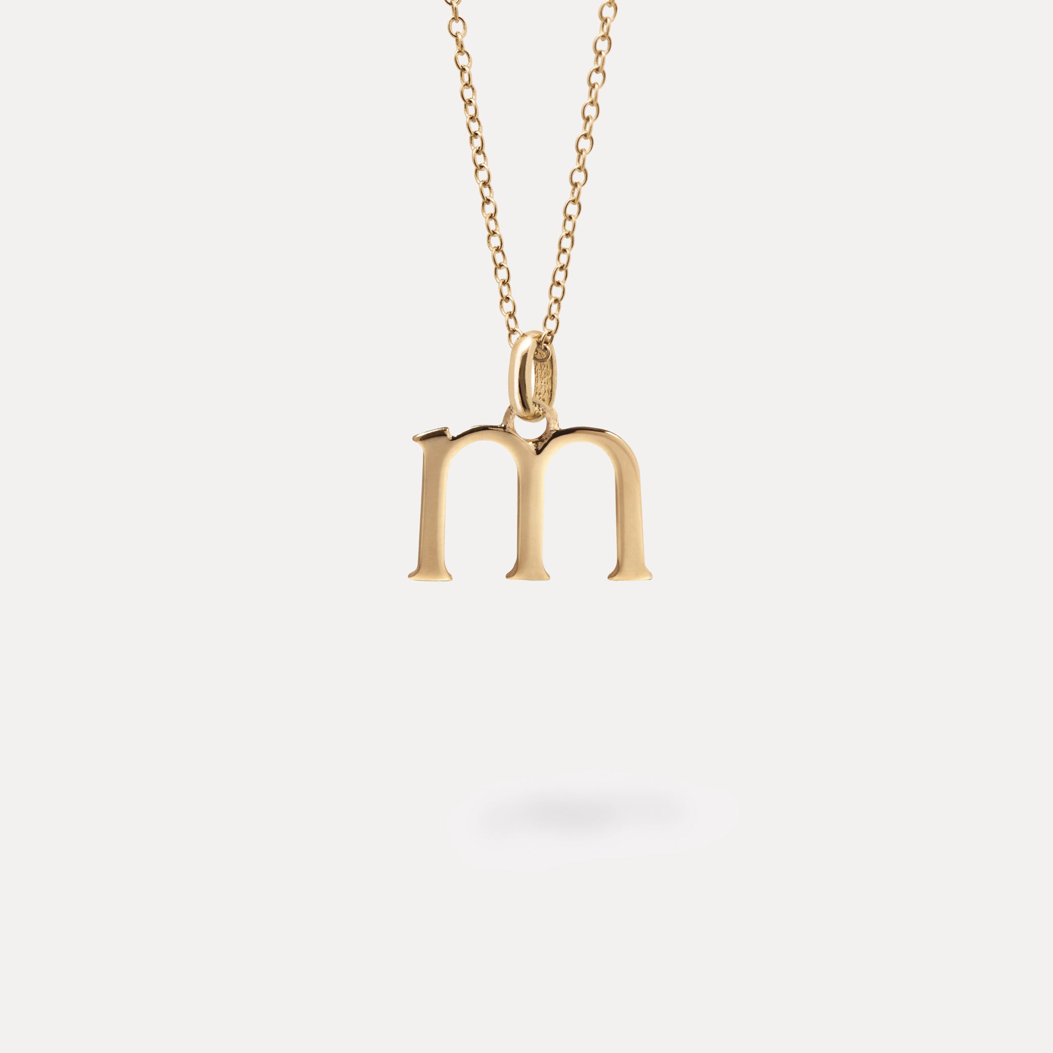 Initial mit Ankerkette | 585 Gold