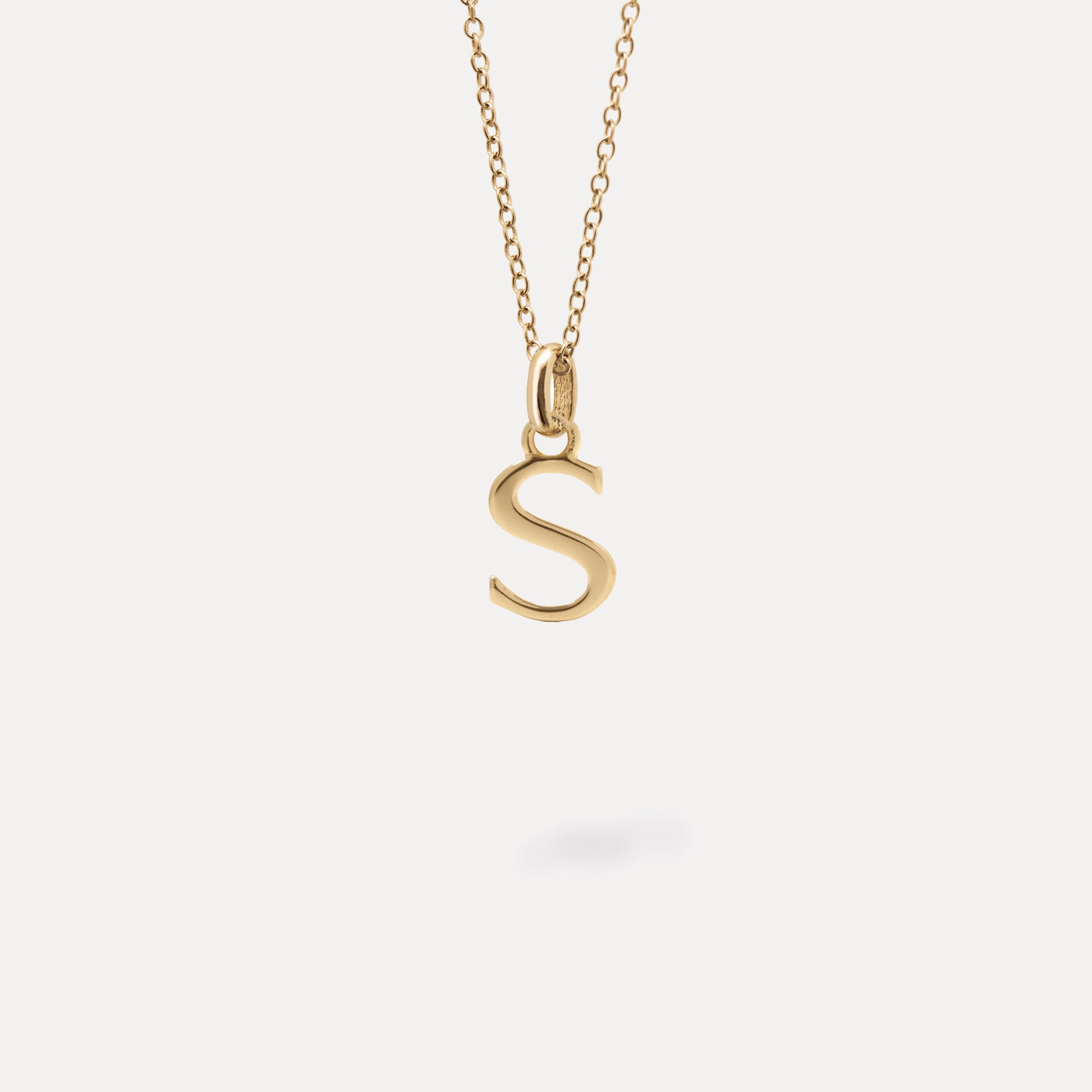 Initial mit Ankerkette | 585 Gold