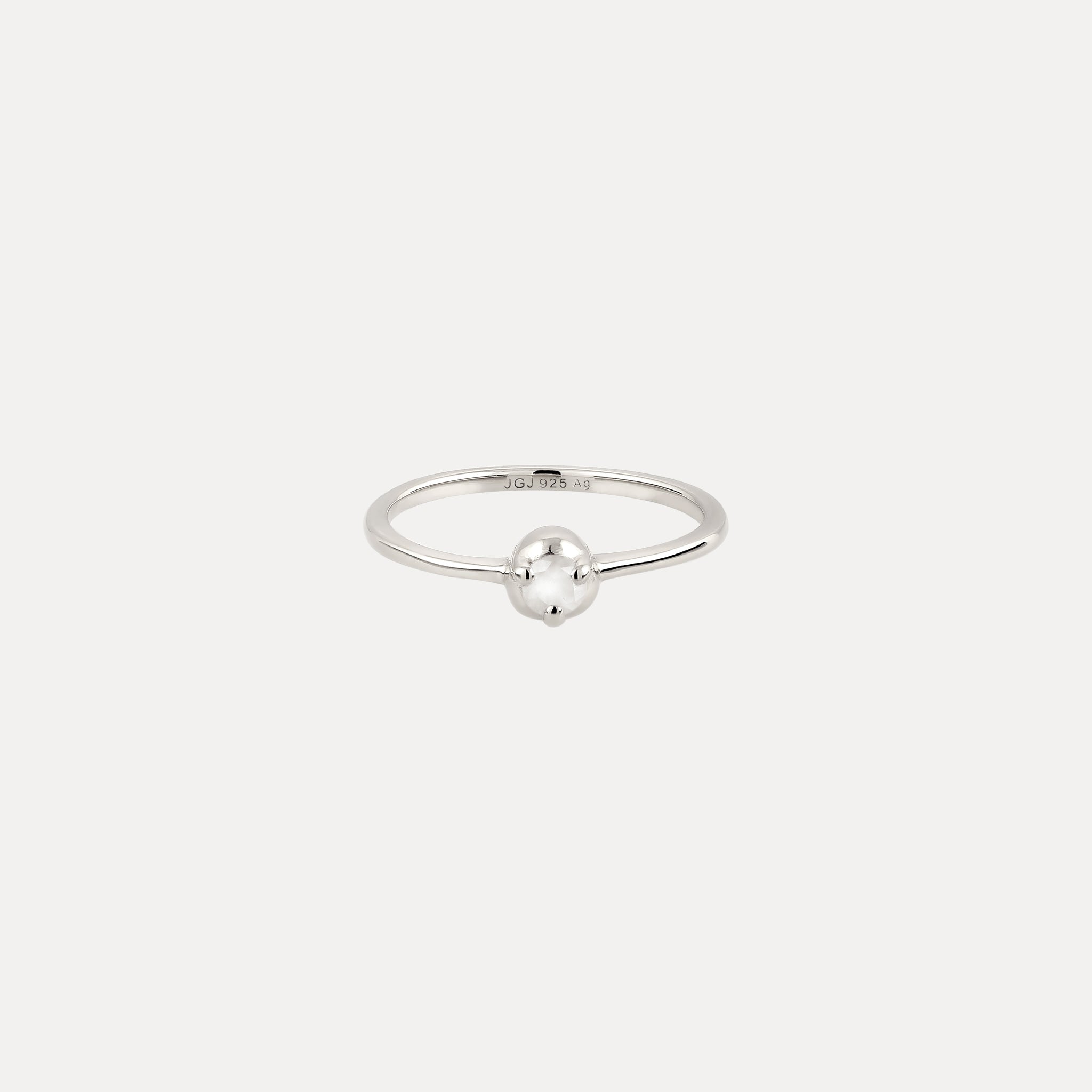 Mini Birthstone Ring 925 Silber