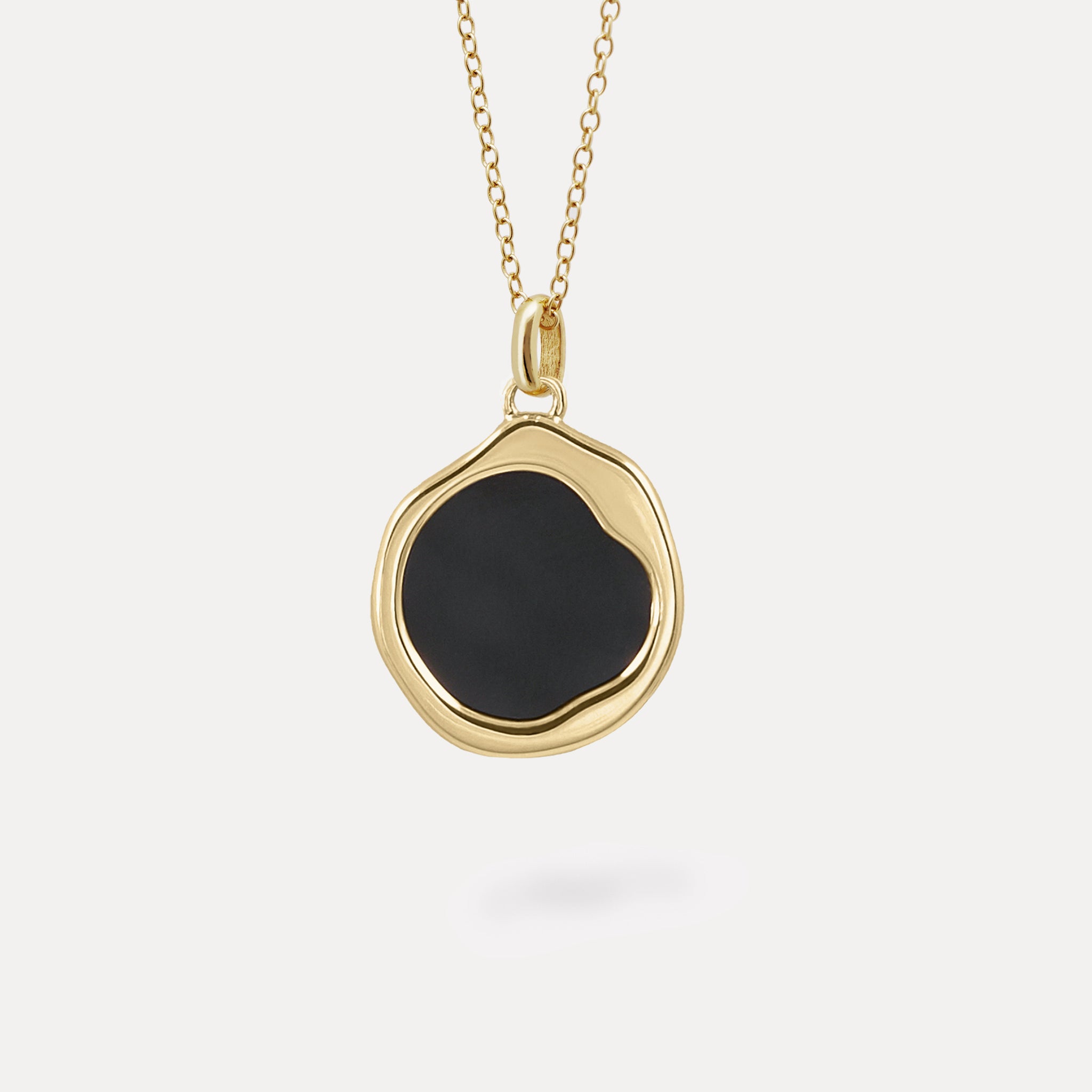 Onyx Organic Kette | 585 Gold