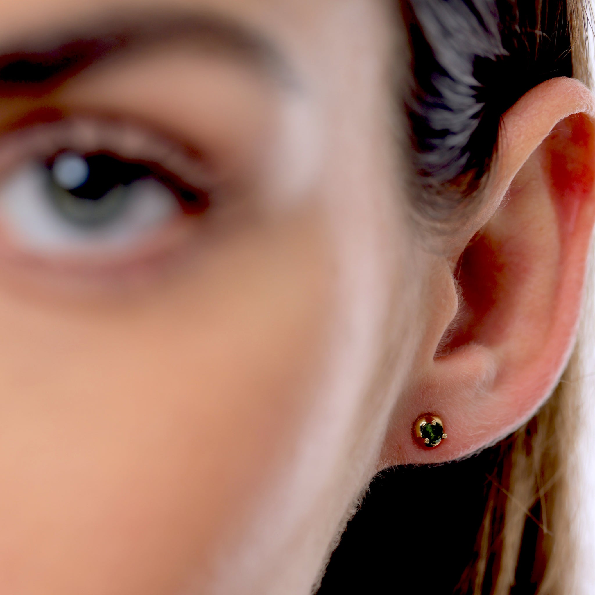 Mini Birthstone Ohrstecker Ohrringe