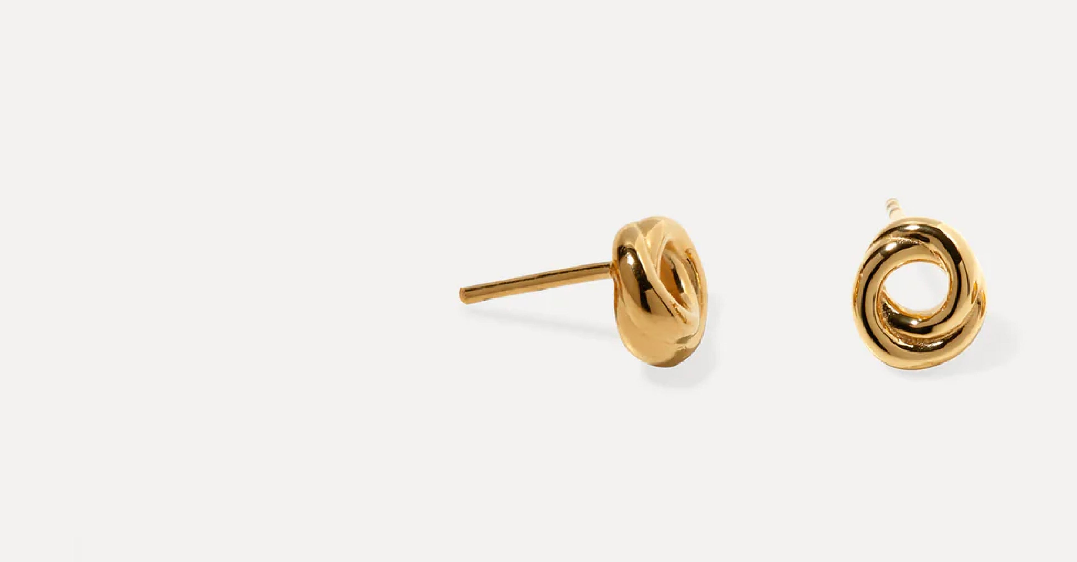 Dicke Creolen Ohrringe Aus 14K Vergoldetem Messing – Ährenform, Hypoallergen & Elegant Für Damen
