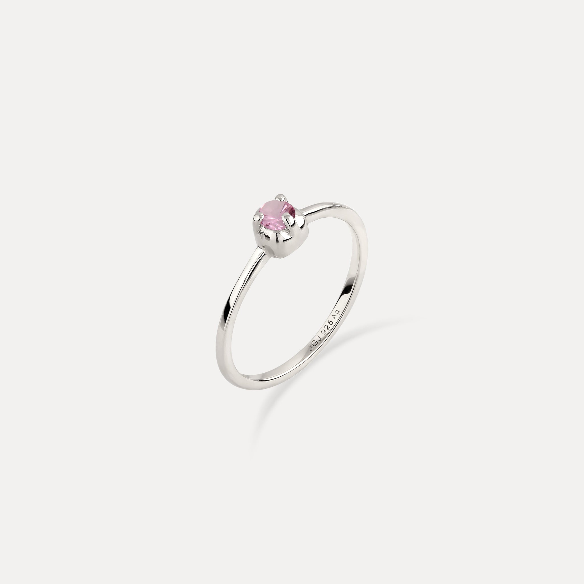 Mini Birthstone Ring 925 Silber