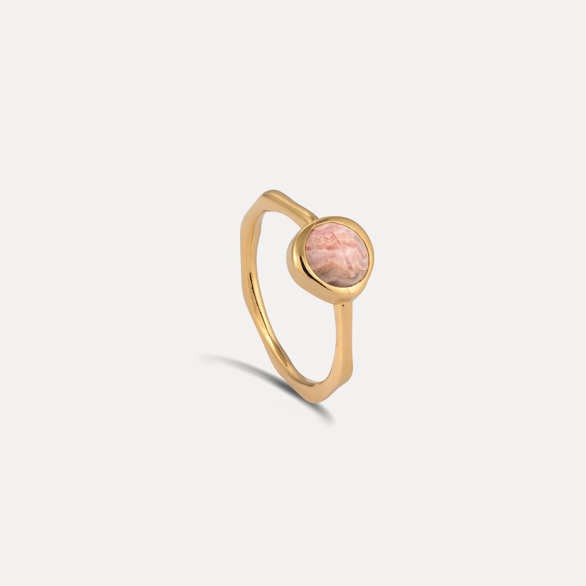 Zodiac Birthstone Ring 24k Gold Vermeil - Hochglanz