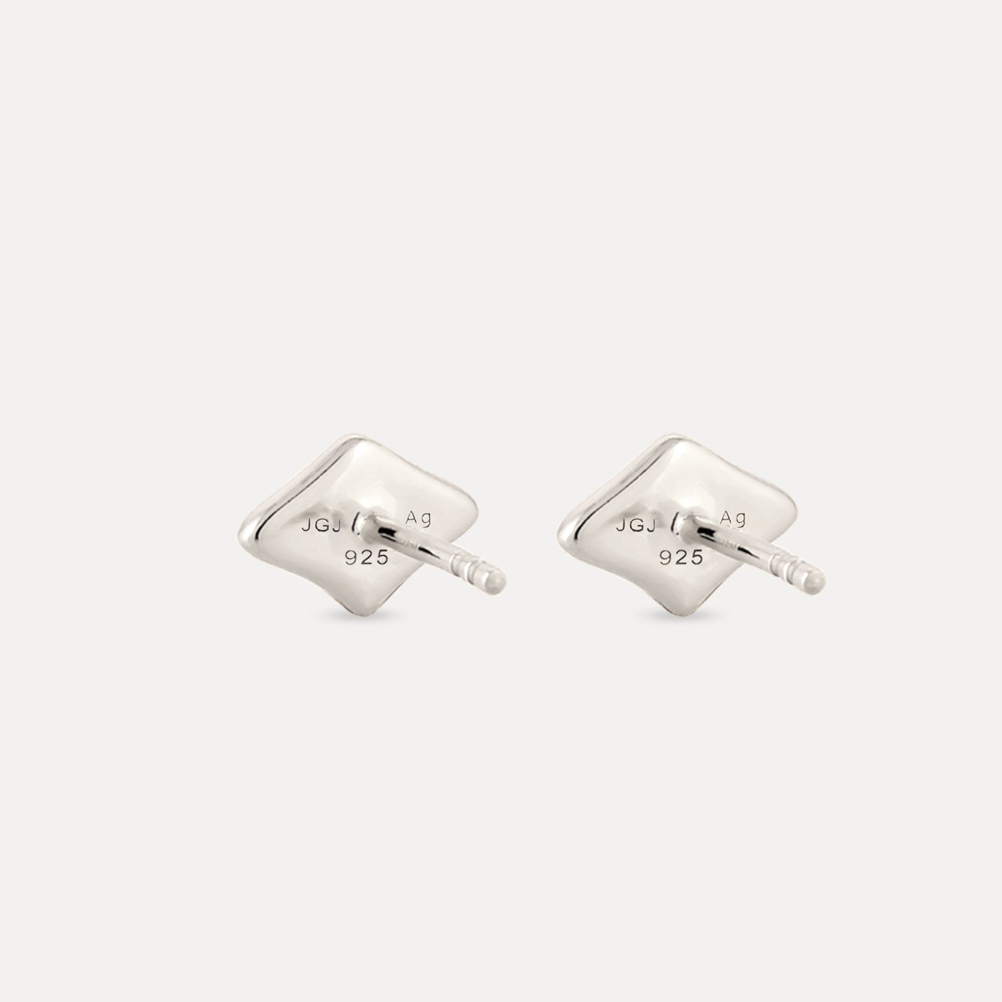 Weißer Saphir Supernova Pavé Ohrstecker Ohrringe