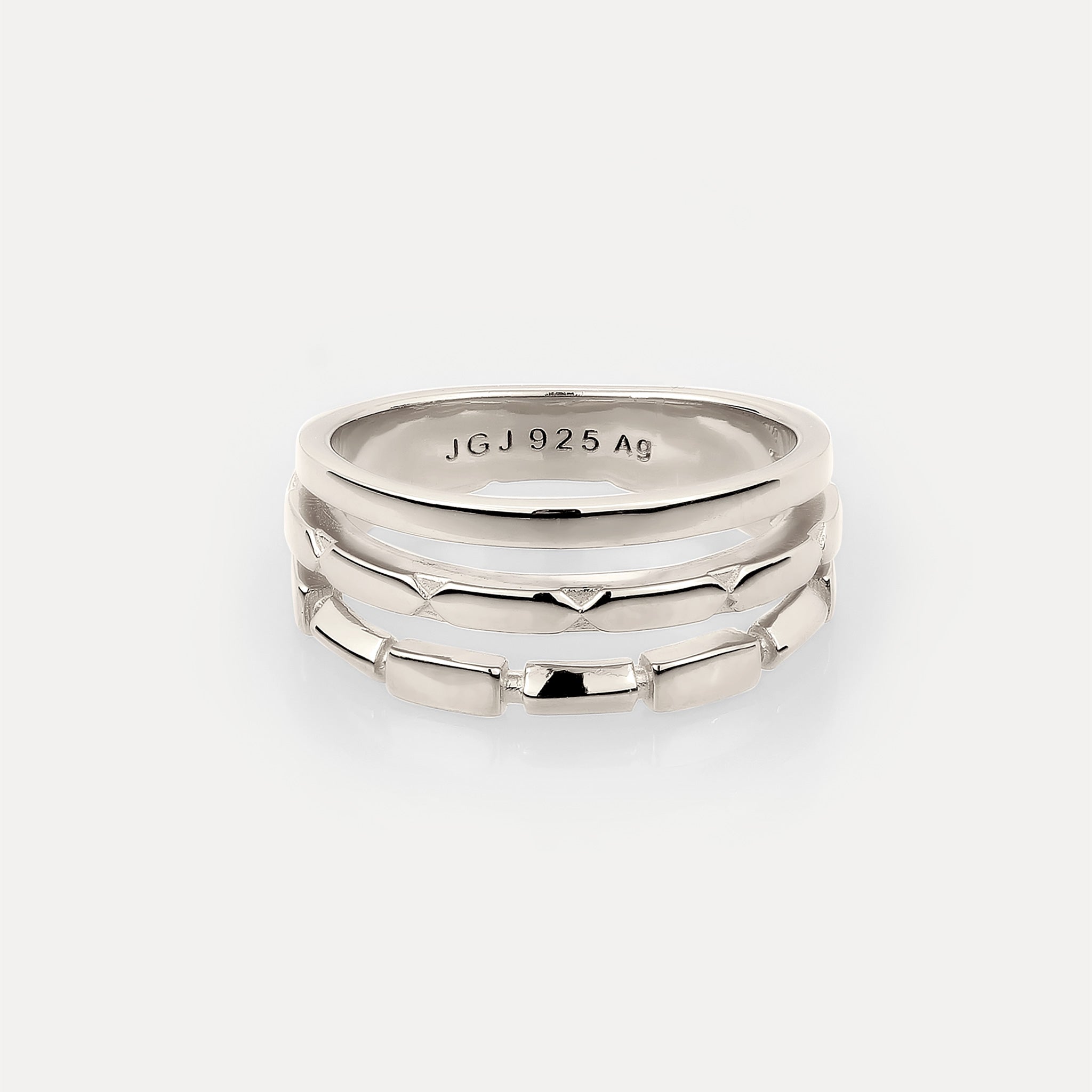 Triple Offset Brick Ring