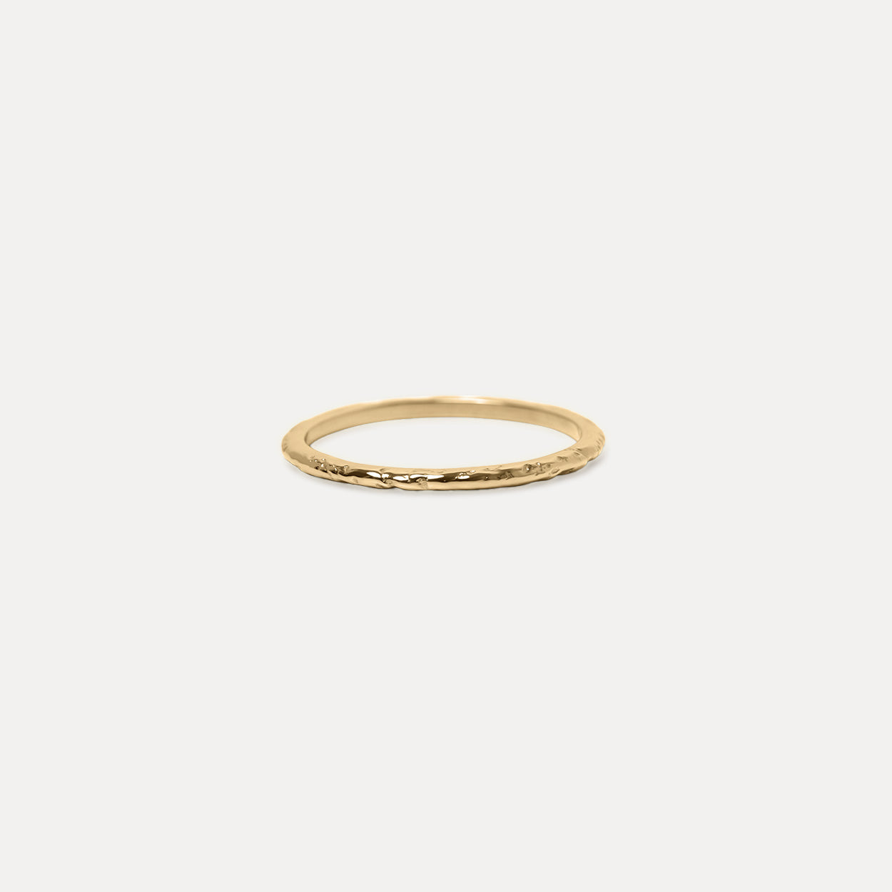 Uneven Thin Band | 585 Gold