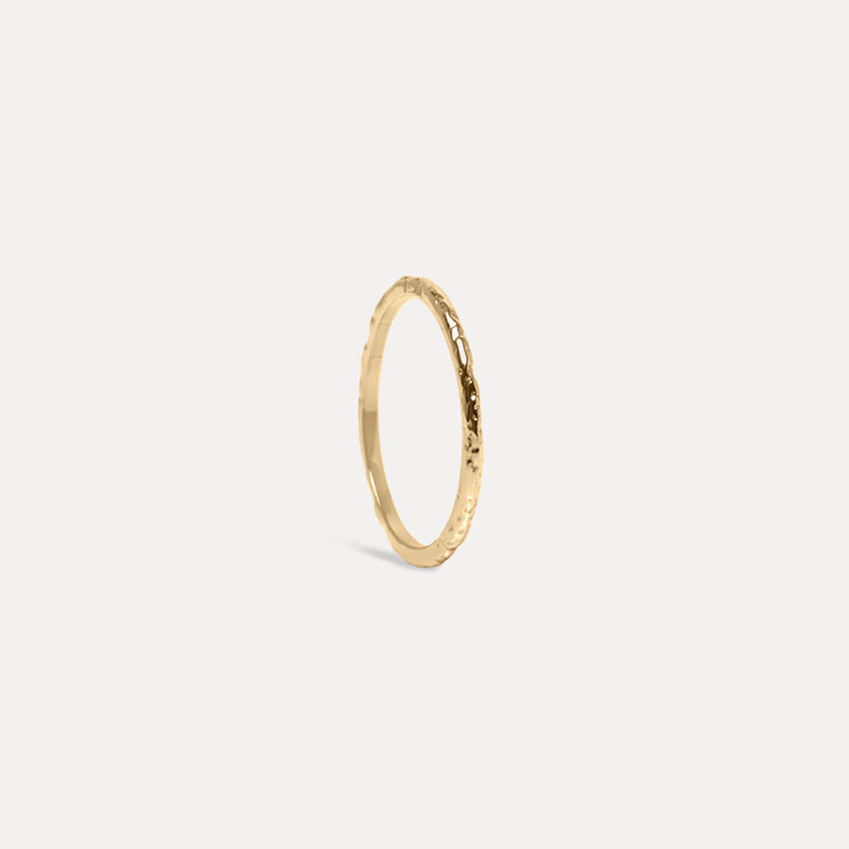 Uneven Thin Band | 585 Gold