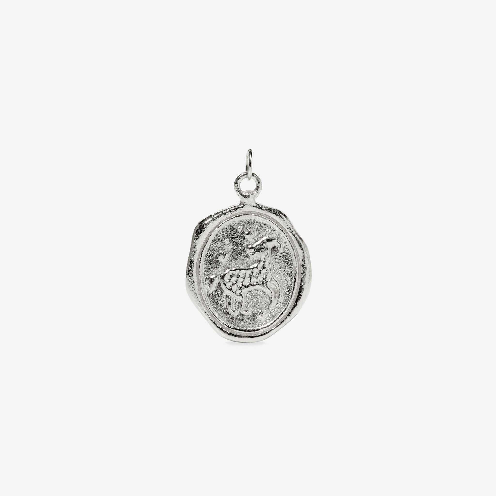 Zodiac Seal Anhänger 925 Silber