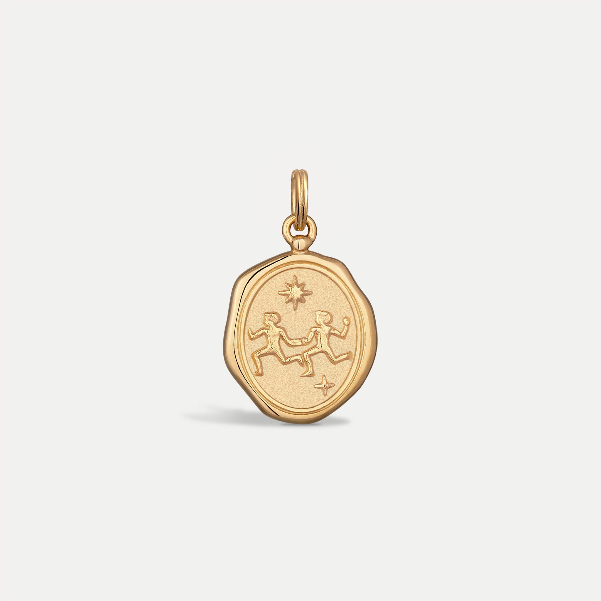 Zodiac Seal Anhänger | 585 Gold