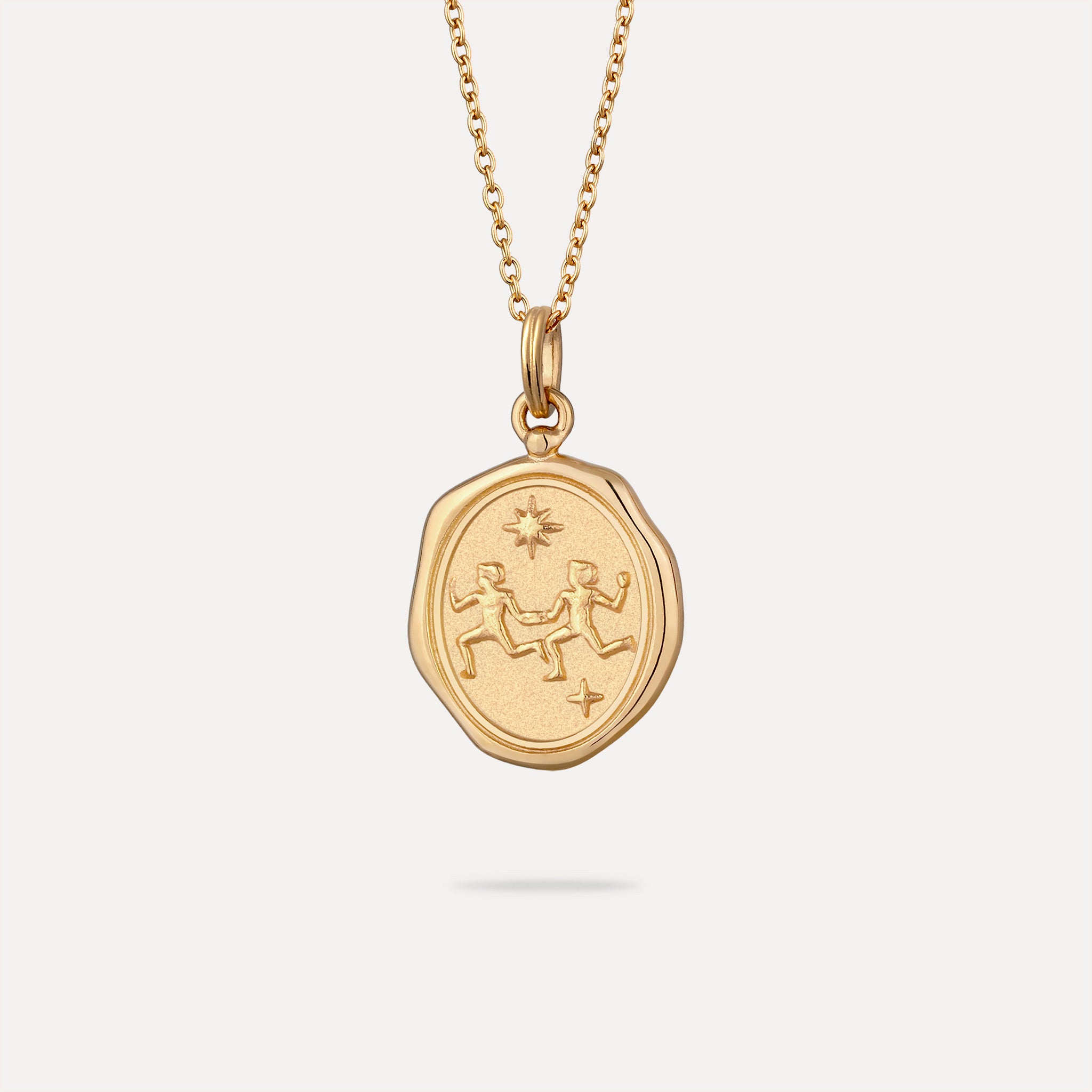 Zodiac Seal Anhänger | 585 Gold