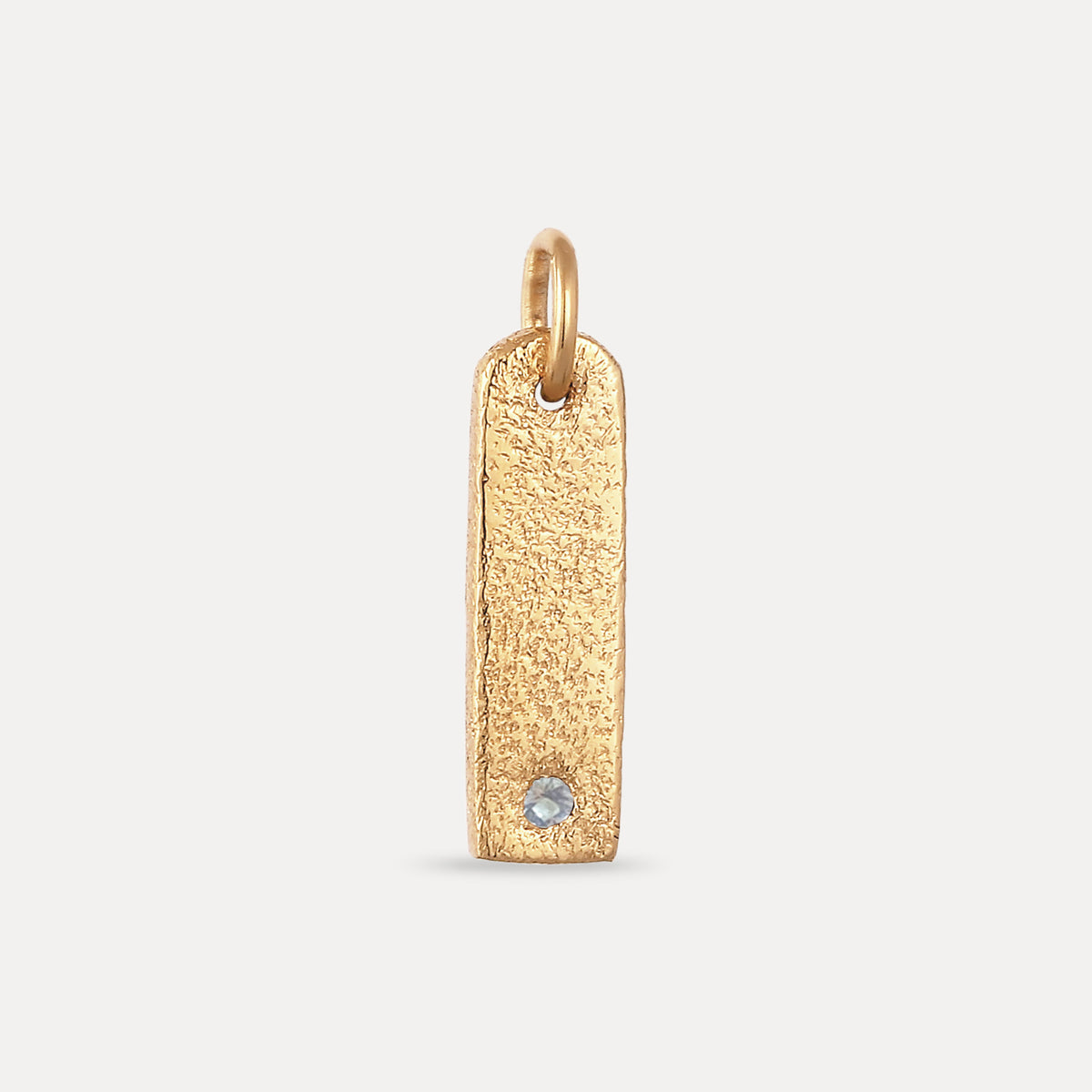 Aquamarin Bar Anhänger - Antique